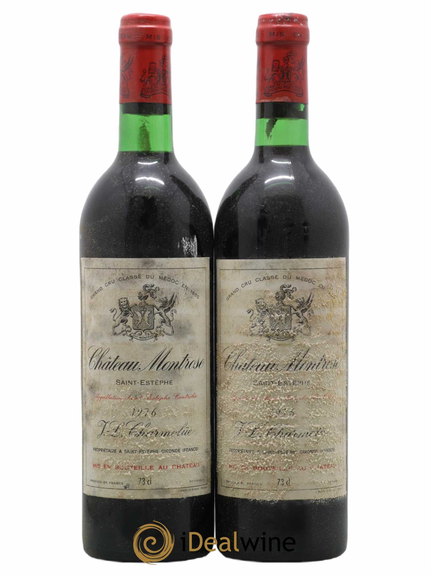 Château Montrose 2ème Grand Cru Classé 1976 - Lot de 2 bouteilles - 0
