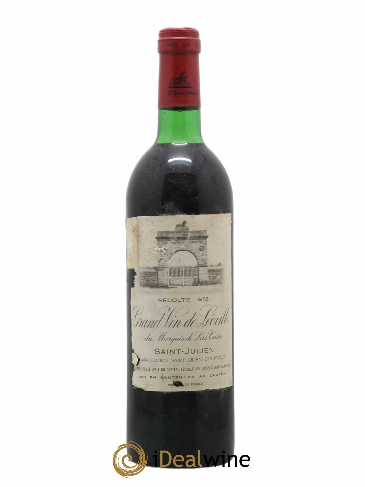 Château Léoville Las Cases 2ème Grand Cru Classé 1978 - Lot de 1 bouteille - 0