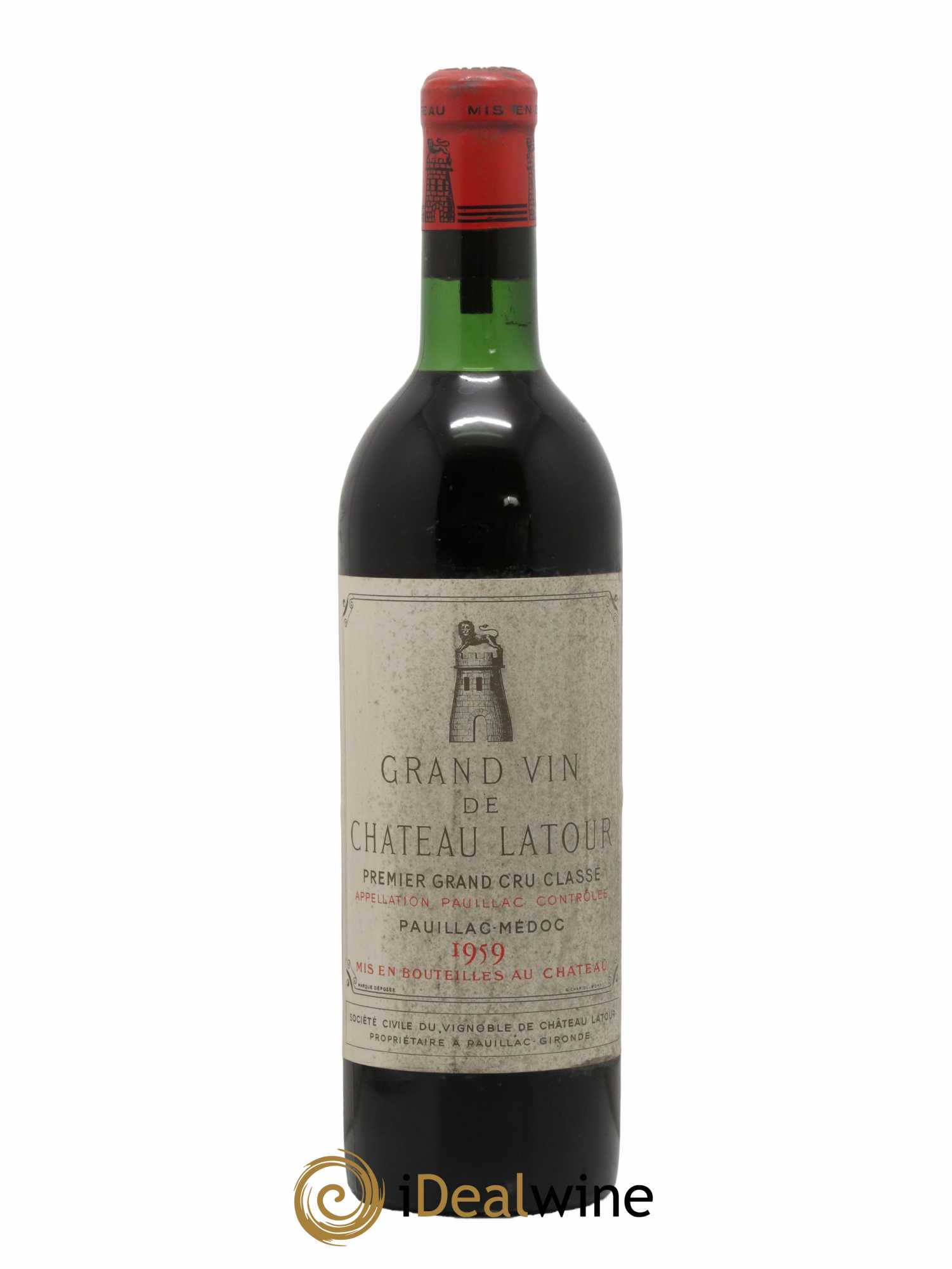 Château Latour 1er Grand Cru Classé 1959 - Lot de 1 bouteille - 0