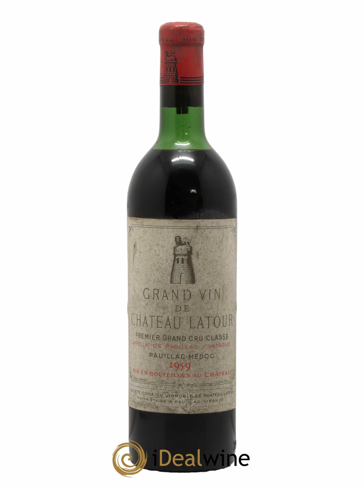 Château Latour 1er Grand Cru Classé 1959 - Lot de 1 bouteille - 0