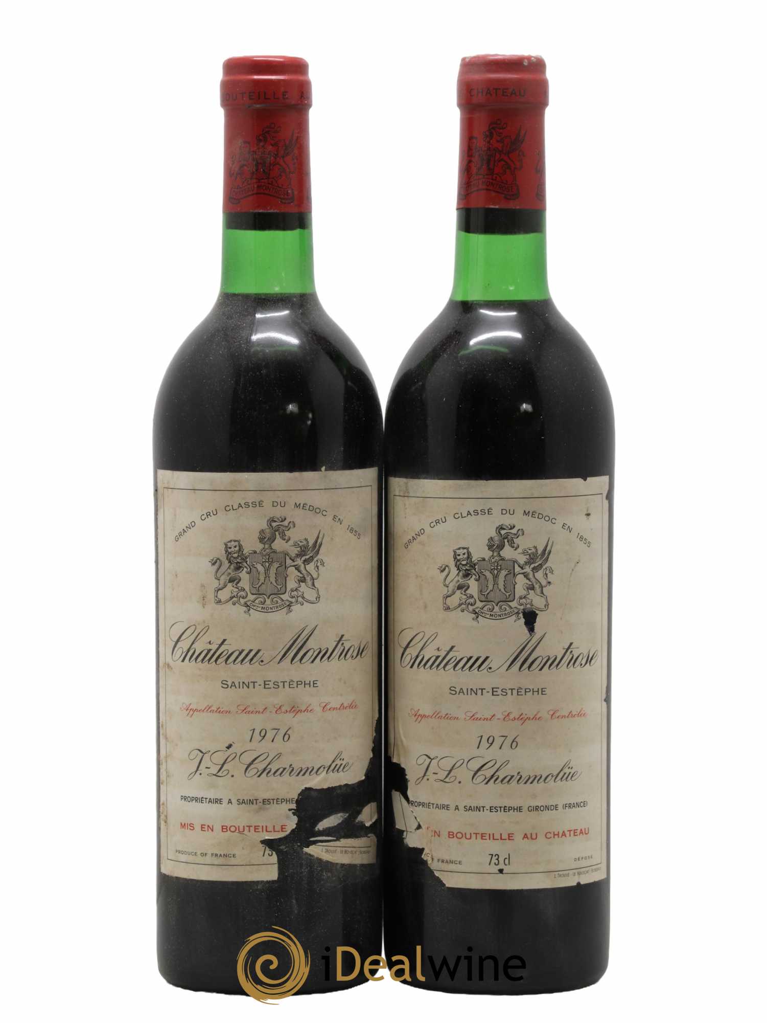 Château Montrose 2ème Grand Cru Classé 1976 - Lot de 2 bouteilles - 0