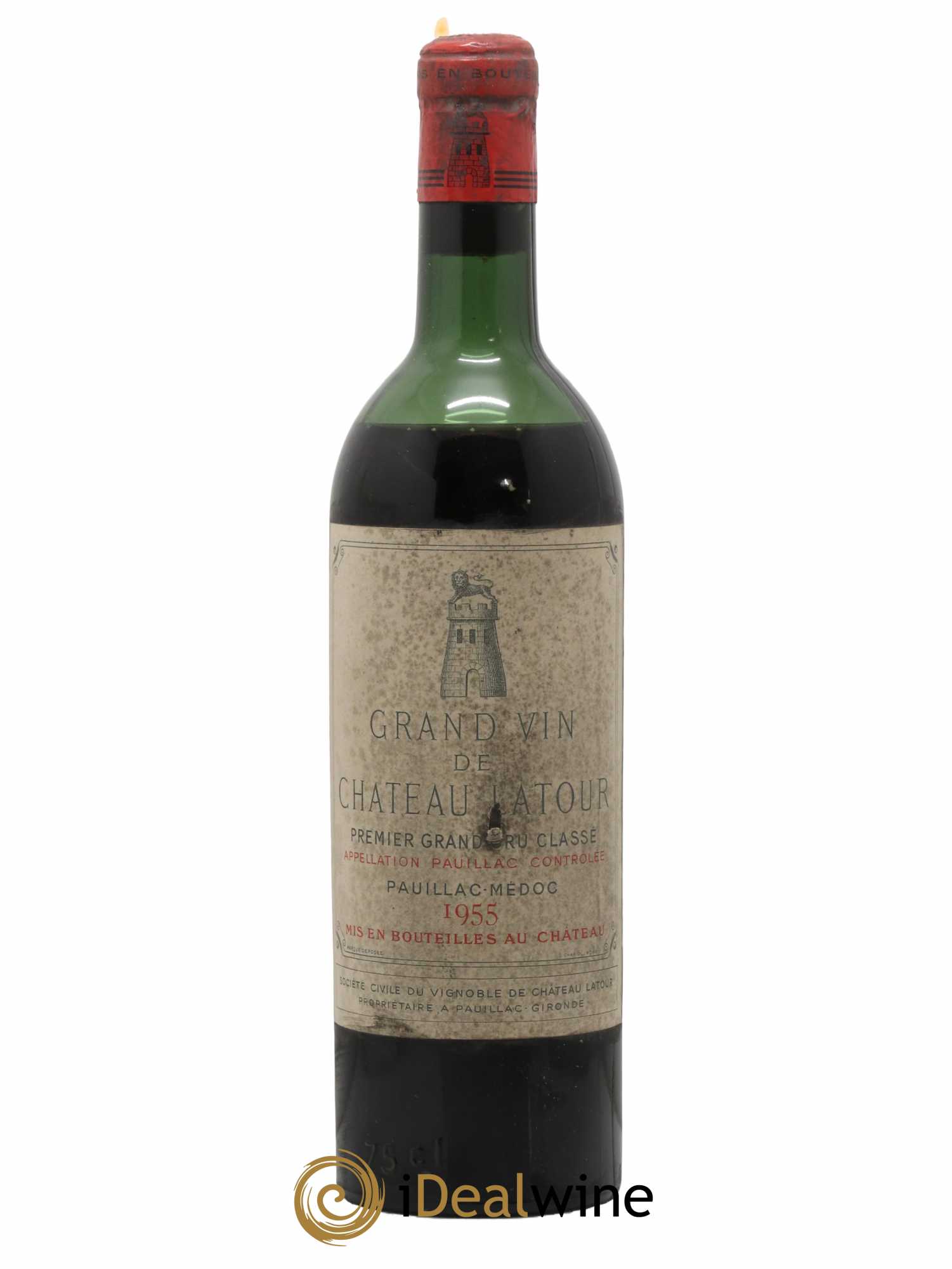 Château Latour 1er Grand Cru Classé 1955 - Lot de 1 bouteille - 0