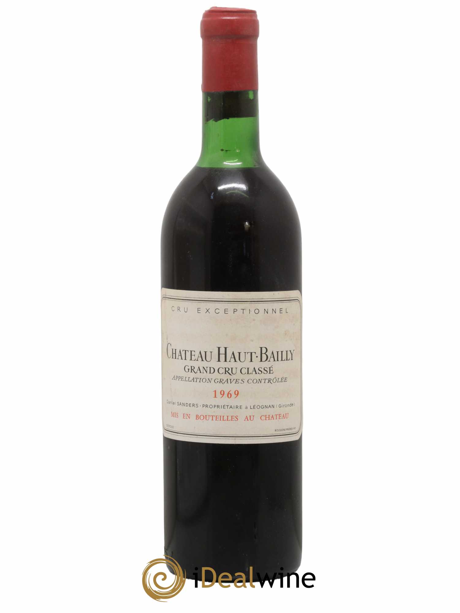 Château Haut-Bailly Cru Classé de Graves 1969 - Lot de 1 bouteille - 0