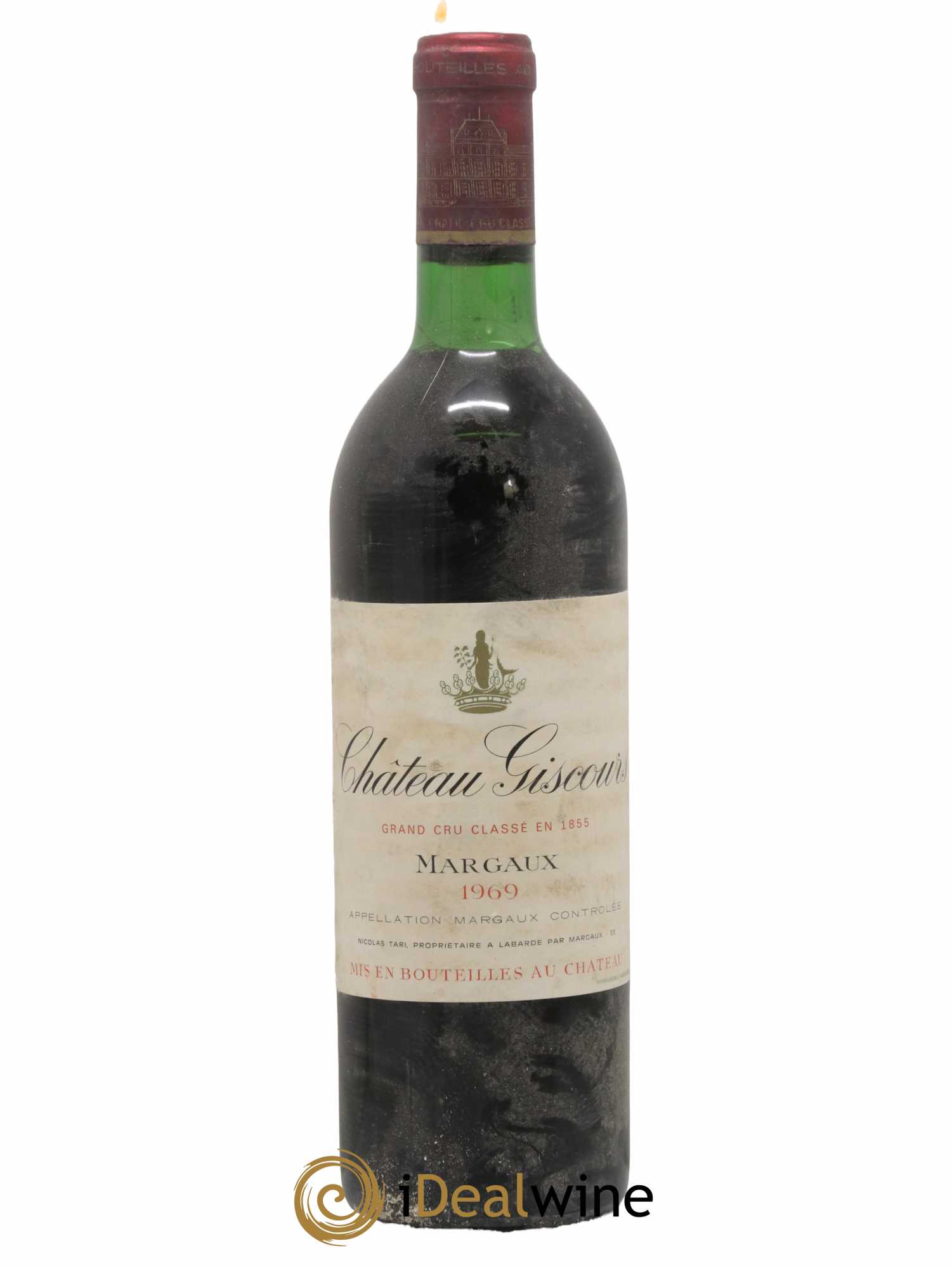Château Giscours 3ème Grand Cru Classé 1969 - Lot de 1 bouteille - 0