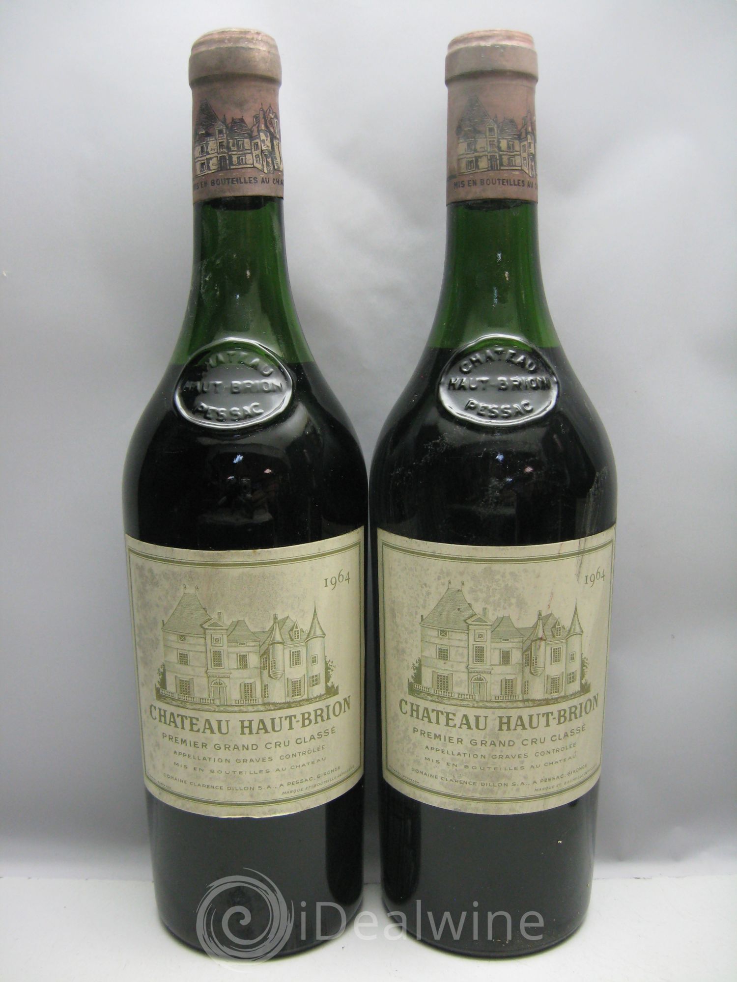Château Haut Brion 1er Grand Cru Classé 1964 - Lot de 6 bouteilles - 0