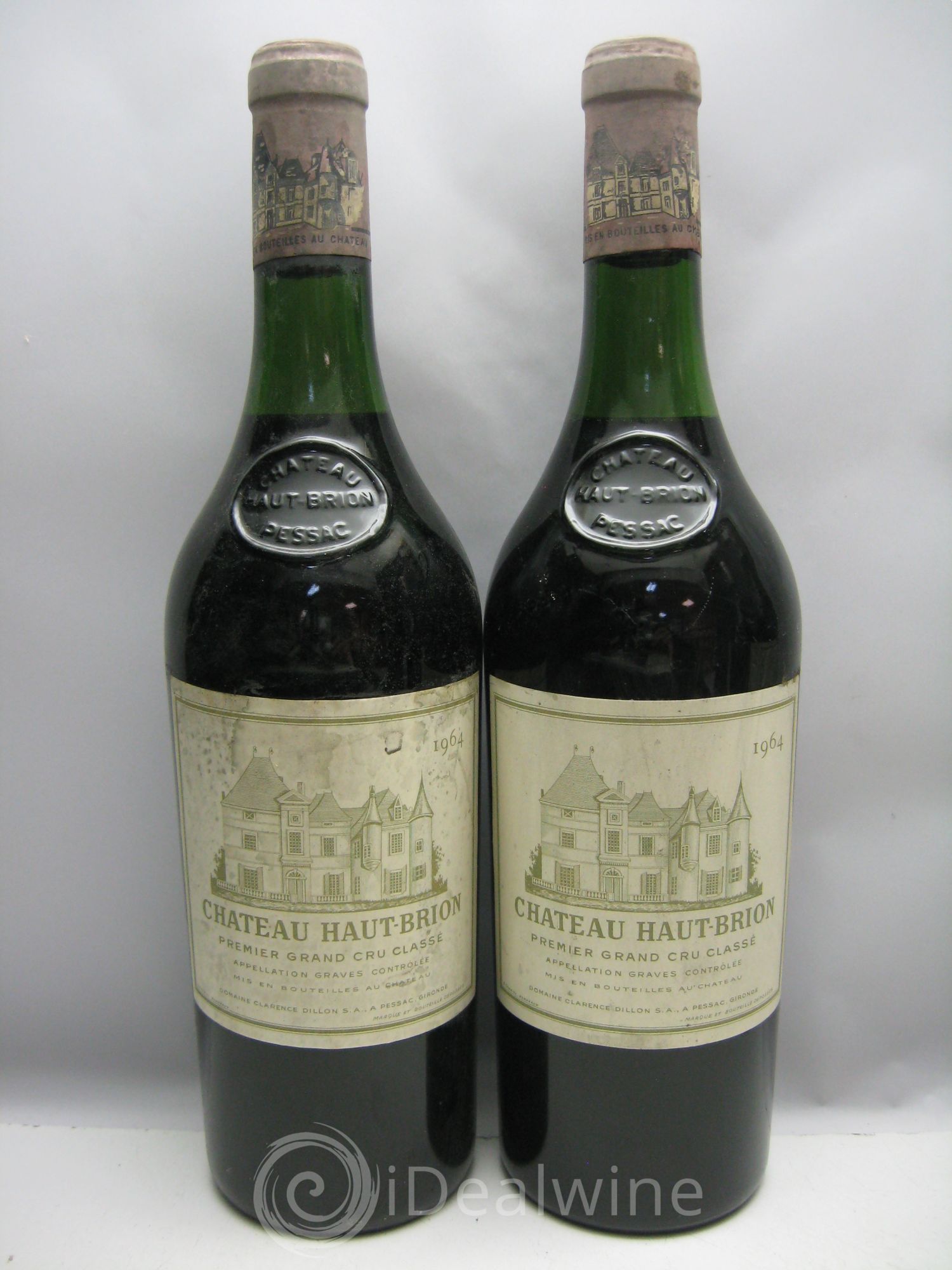 Château Haut Brion 1er Grand Cru Classé 1964 - Lot de 6 bouteilles - 1