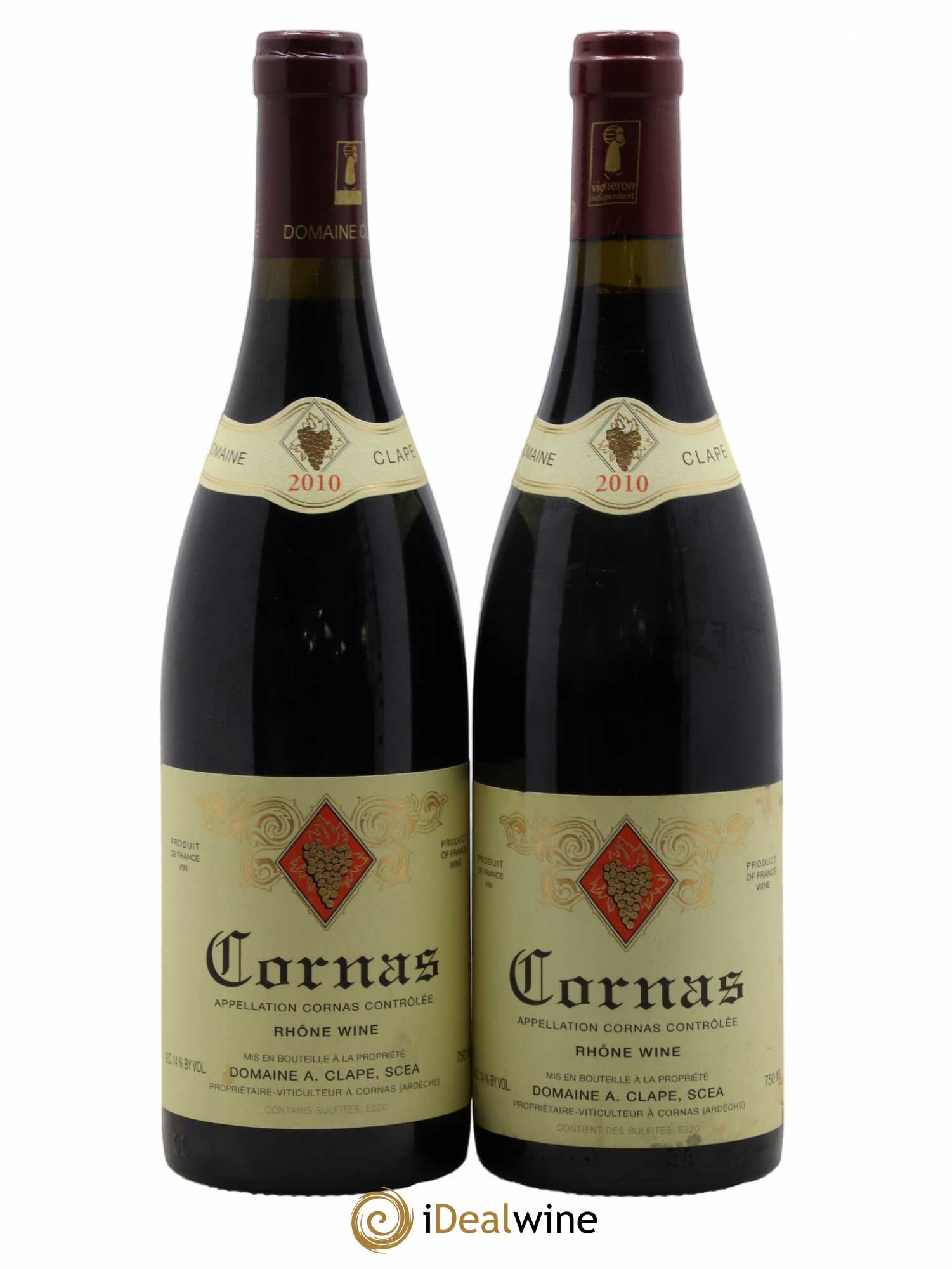 Cornas Auguste Clape 2010 - Lot de 2 bouteilles - 0