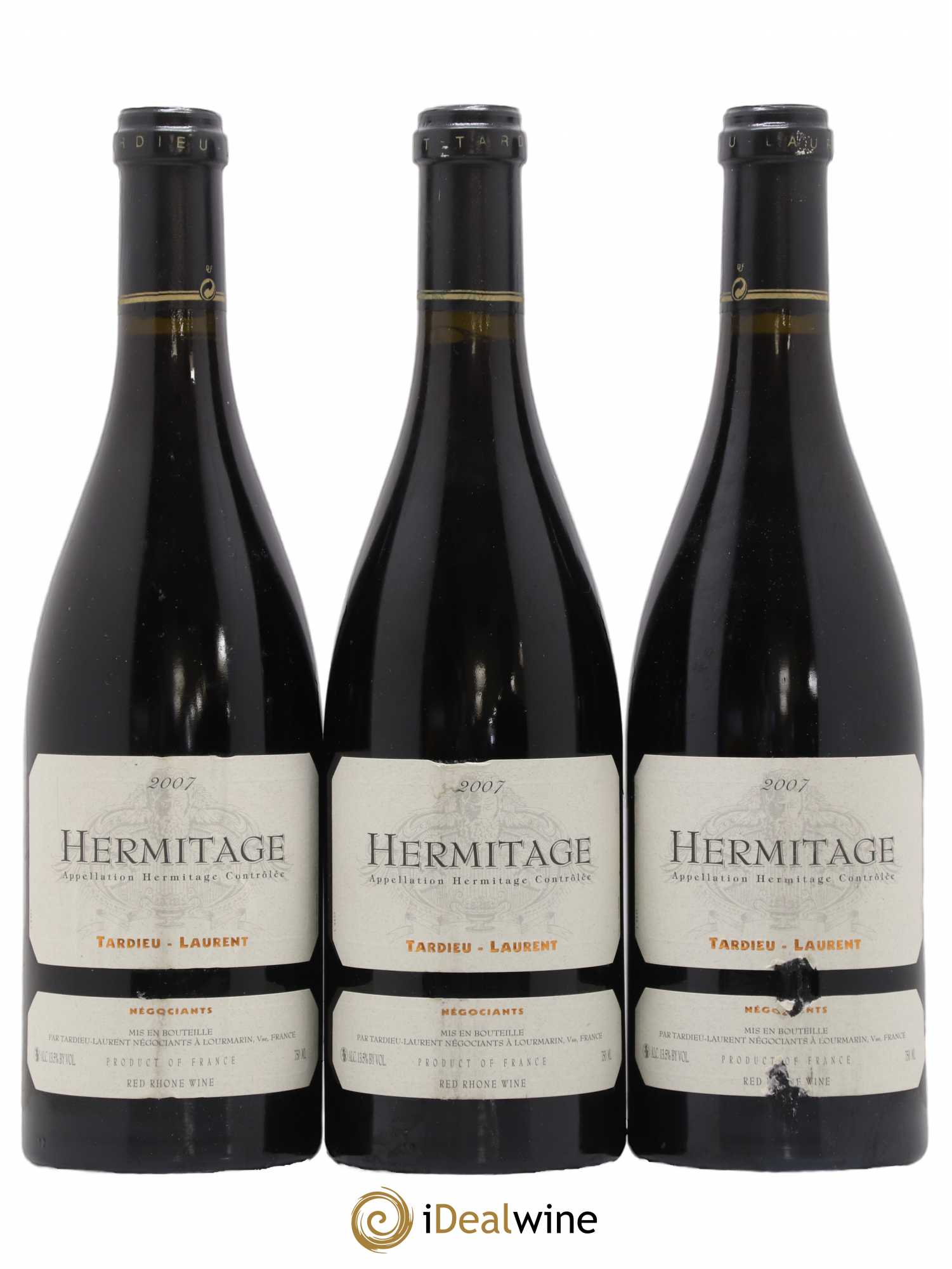 Hermitage Maison Tardieu-Laurent 2007 - Lot de 3 bouteilles - 0