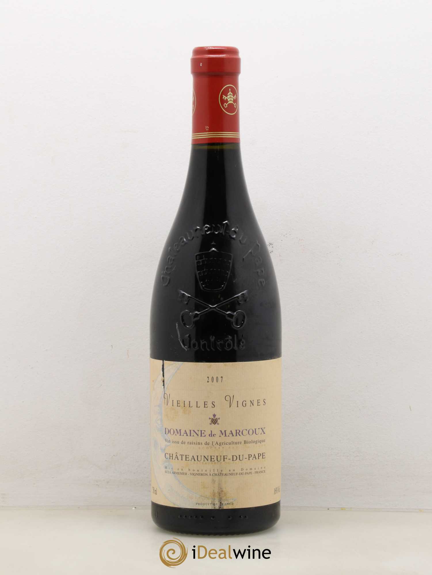Châteauneuf-du-Pape Vieilles Vignes Marcoux (Domaine de) 2007 - Lot de 1 bouteille - 0