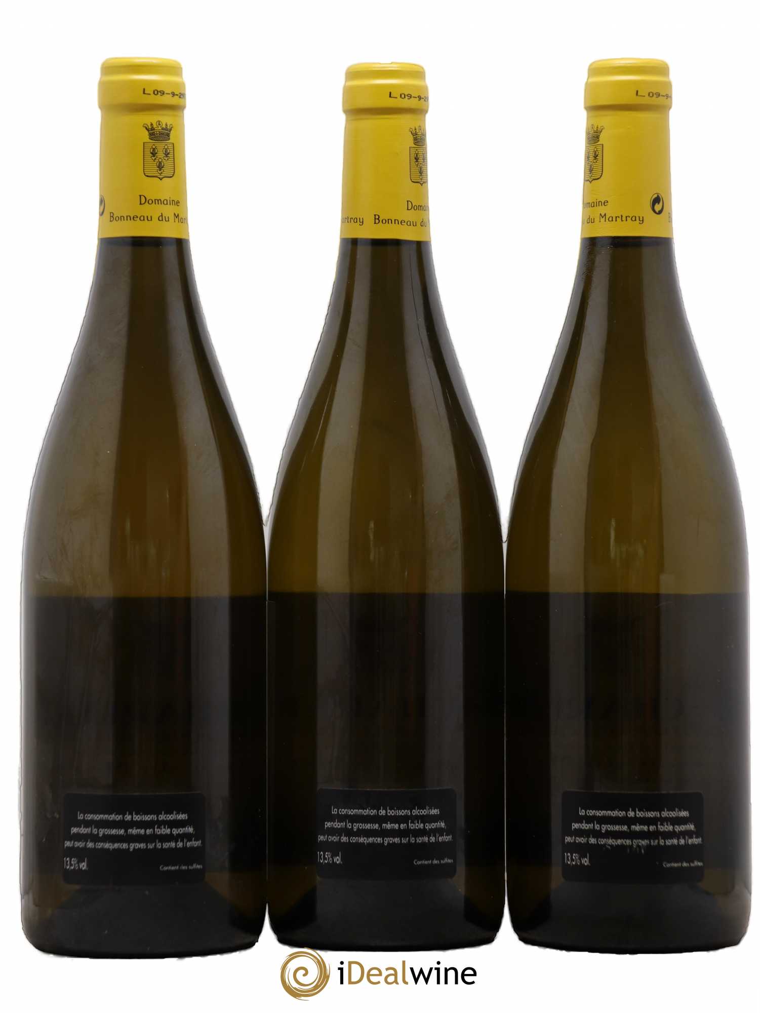Corton-Charlemagne Grand Cru Bonneau du Martray (Domaine) 2009 - Lot de 3 bouteilles - 1