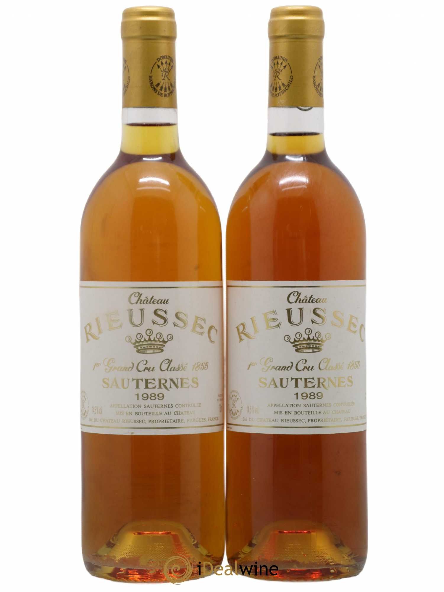 Château Rieussec 1er Grand Cru Classé 1989 - Lotto di 2 bottiglie - 0