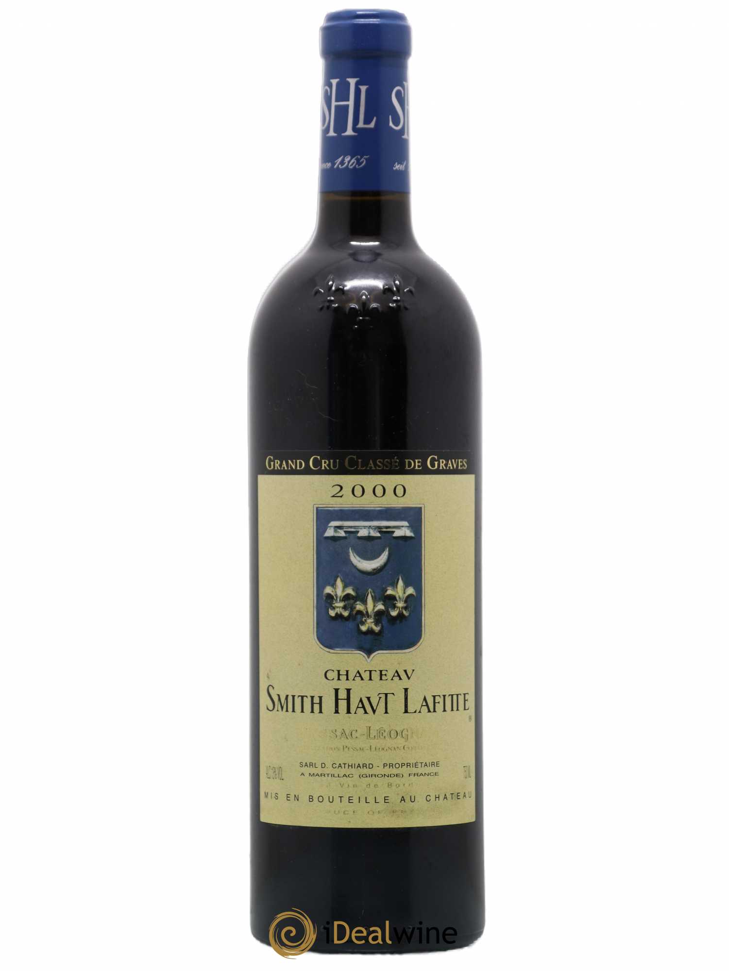 Château Smith Haut Lafitte Cru Classé de Graves 2000 - Lot de 1 bouteille - 0