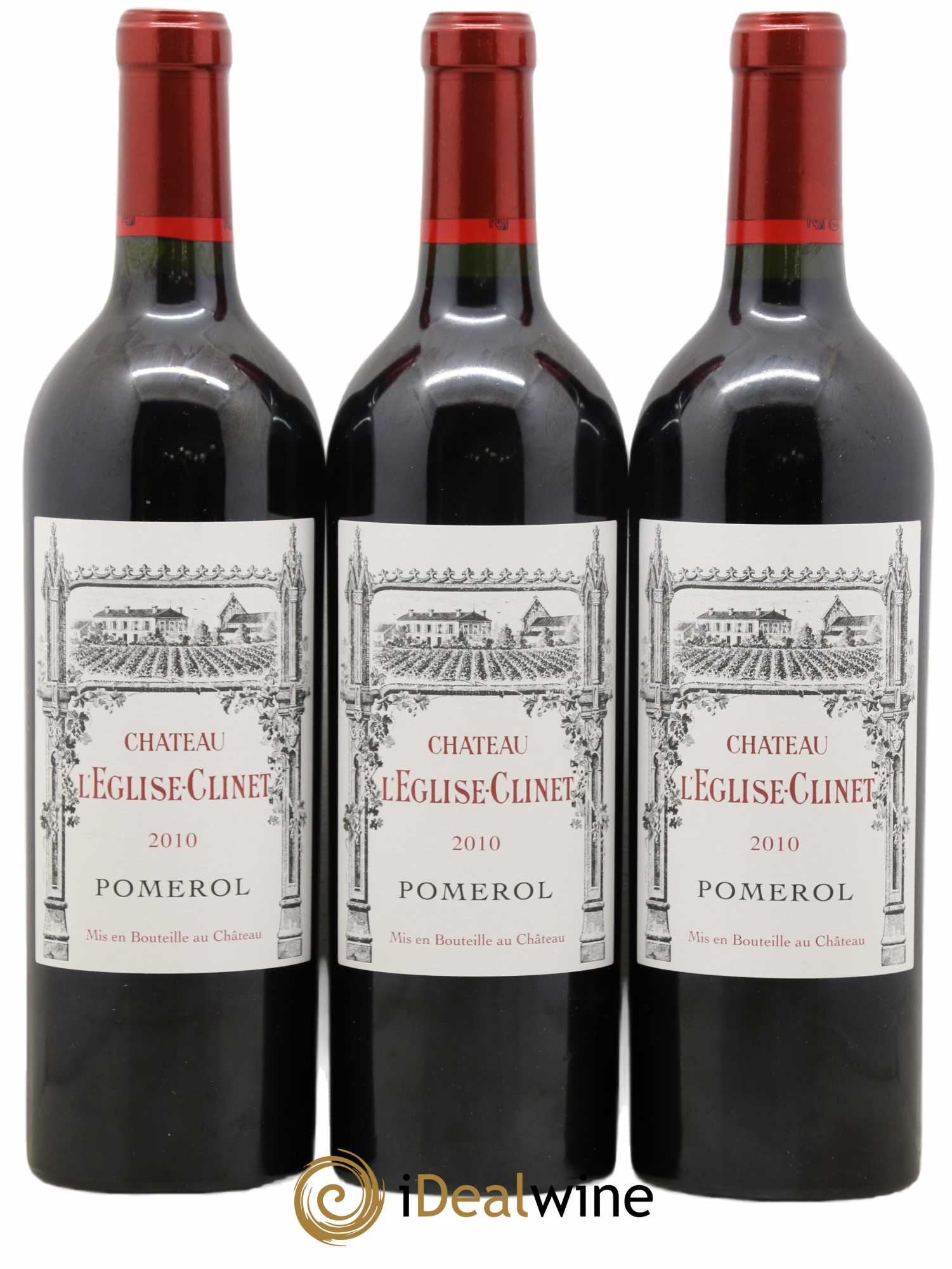 Château l' Église Clinet 2010 - Lot de 3 bouteilles - 0