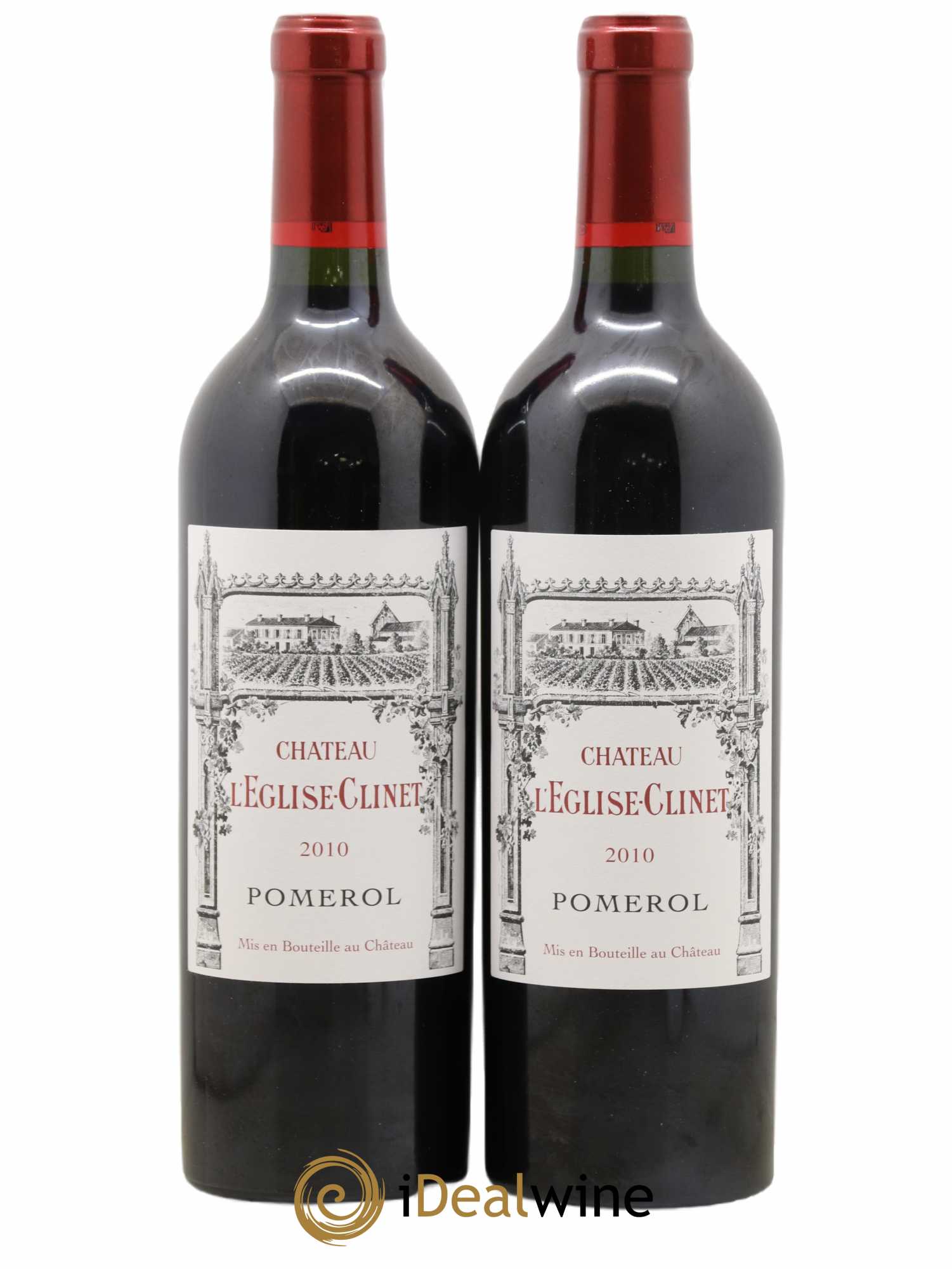Château l' Église Clinet 2010 - Lot de 2 bouteilles - 0