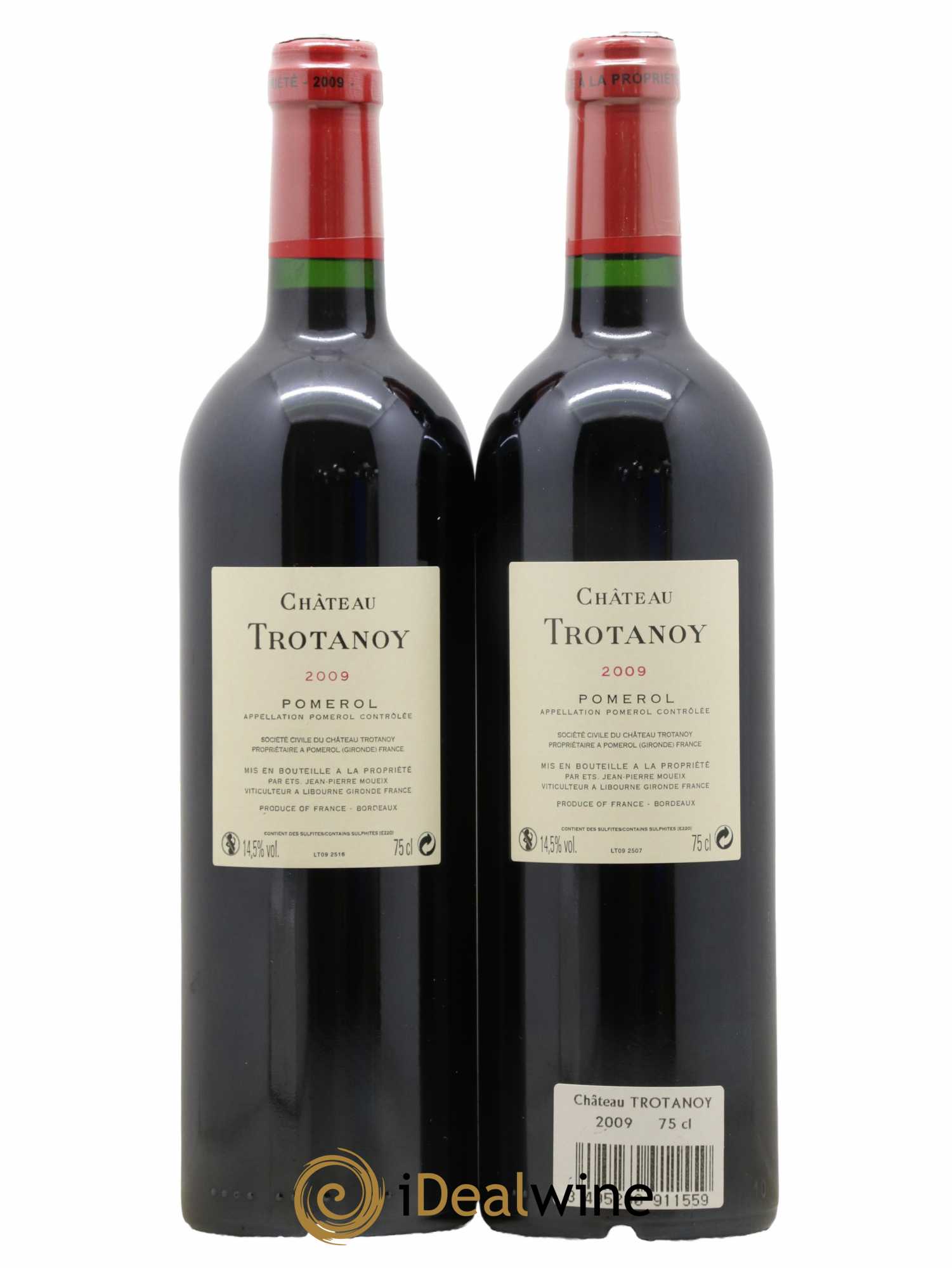 Château Trotanoy 2009 - Lot de 2 bouteilles - 1