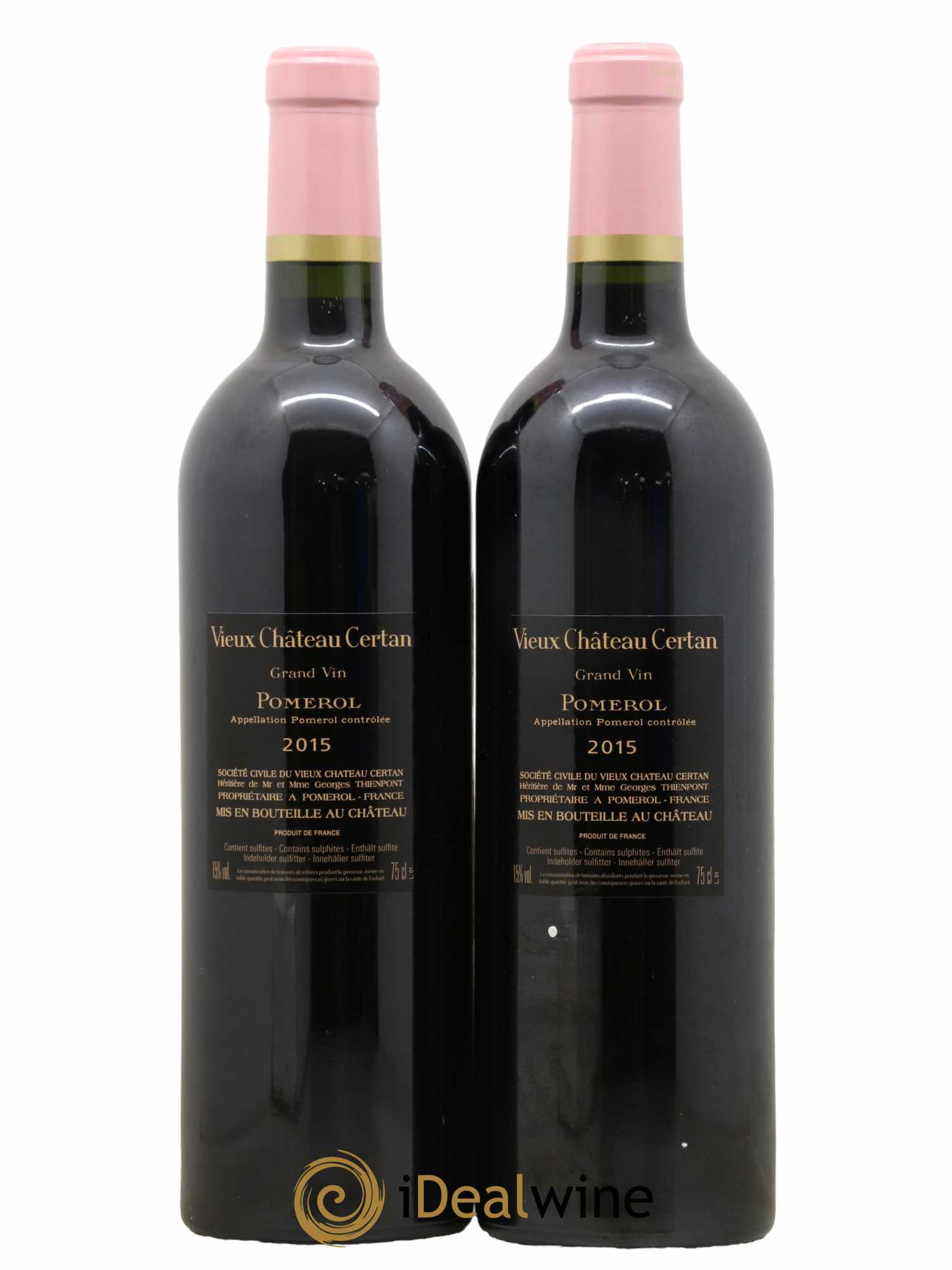 Vieux Château Certan 2015 - Lot de 2 bouteilles - 1