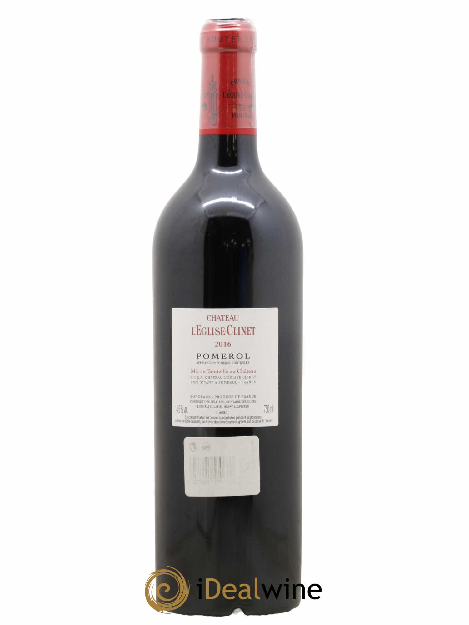 Château l' Église Clinet 2016 - Lot de 1 bouteille - 1