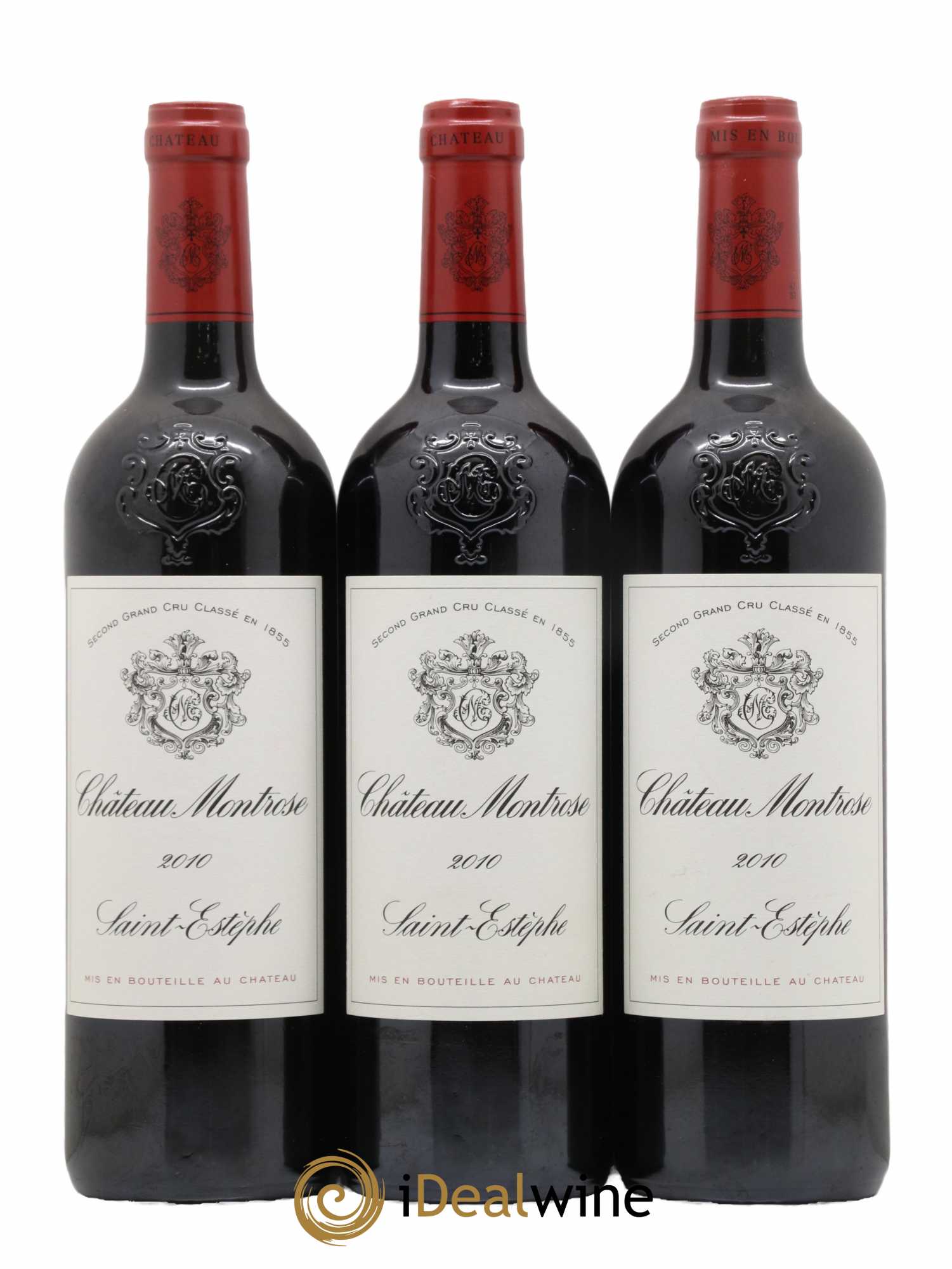 Château Montrose 2ème Grand Cru Classé 2010 - Lot de 3 bouteilles - 0