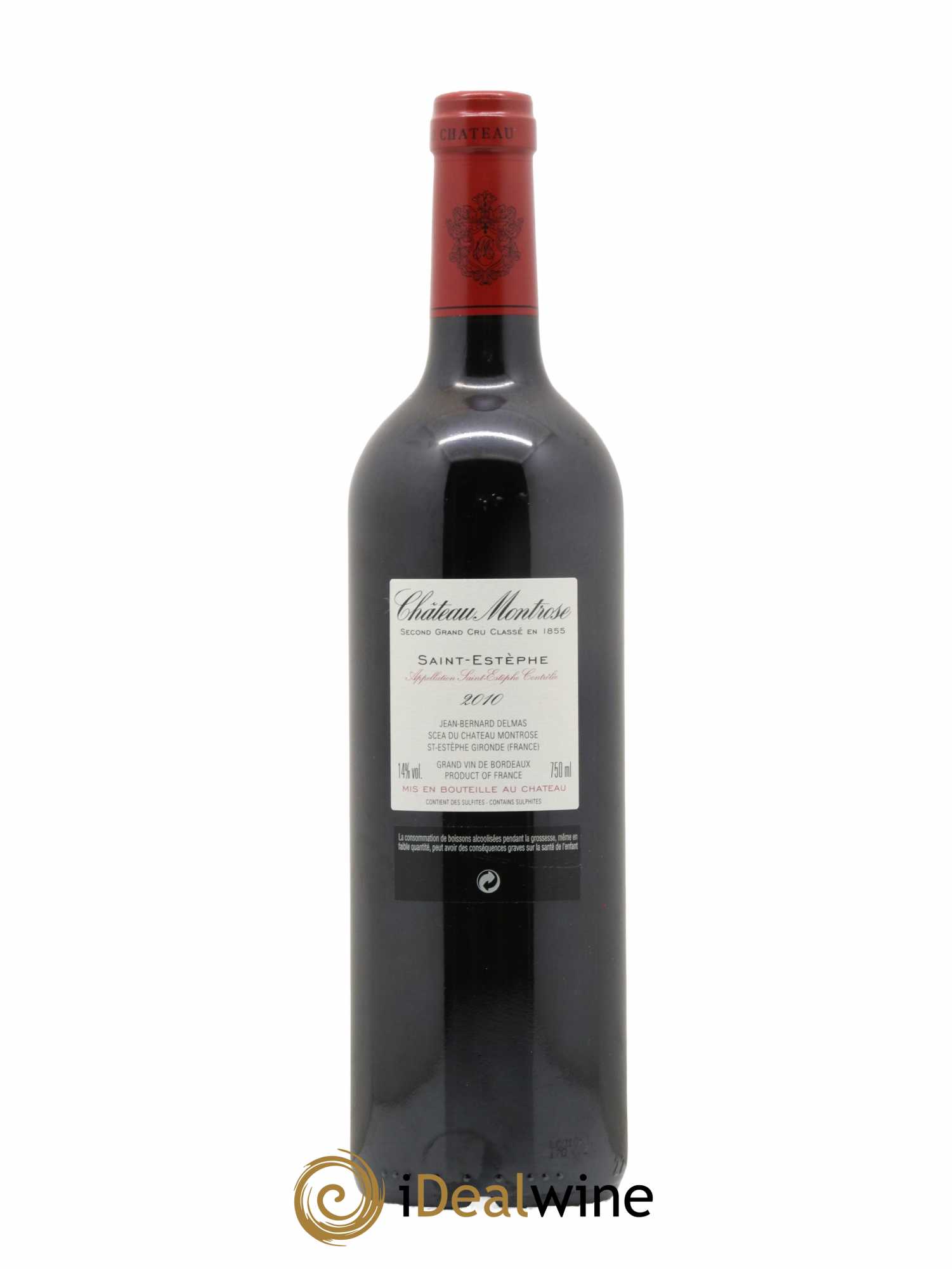 Château Montrose 2ème Grand Cru Classé 2010 - Lot de 1 bouteille - 1