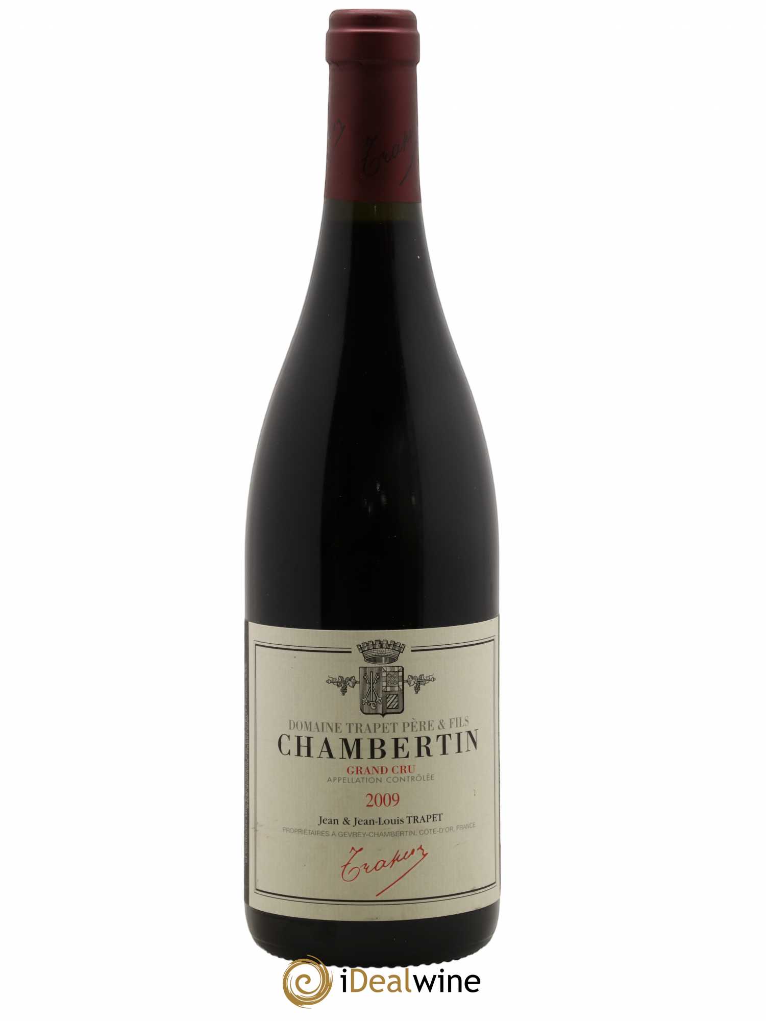 Chambertin Grand Cru Domaine Trapet 2009 - Lot de 1 bouteille - 0