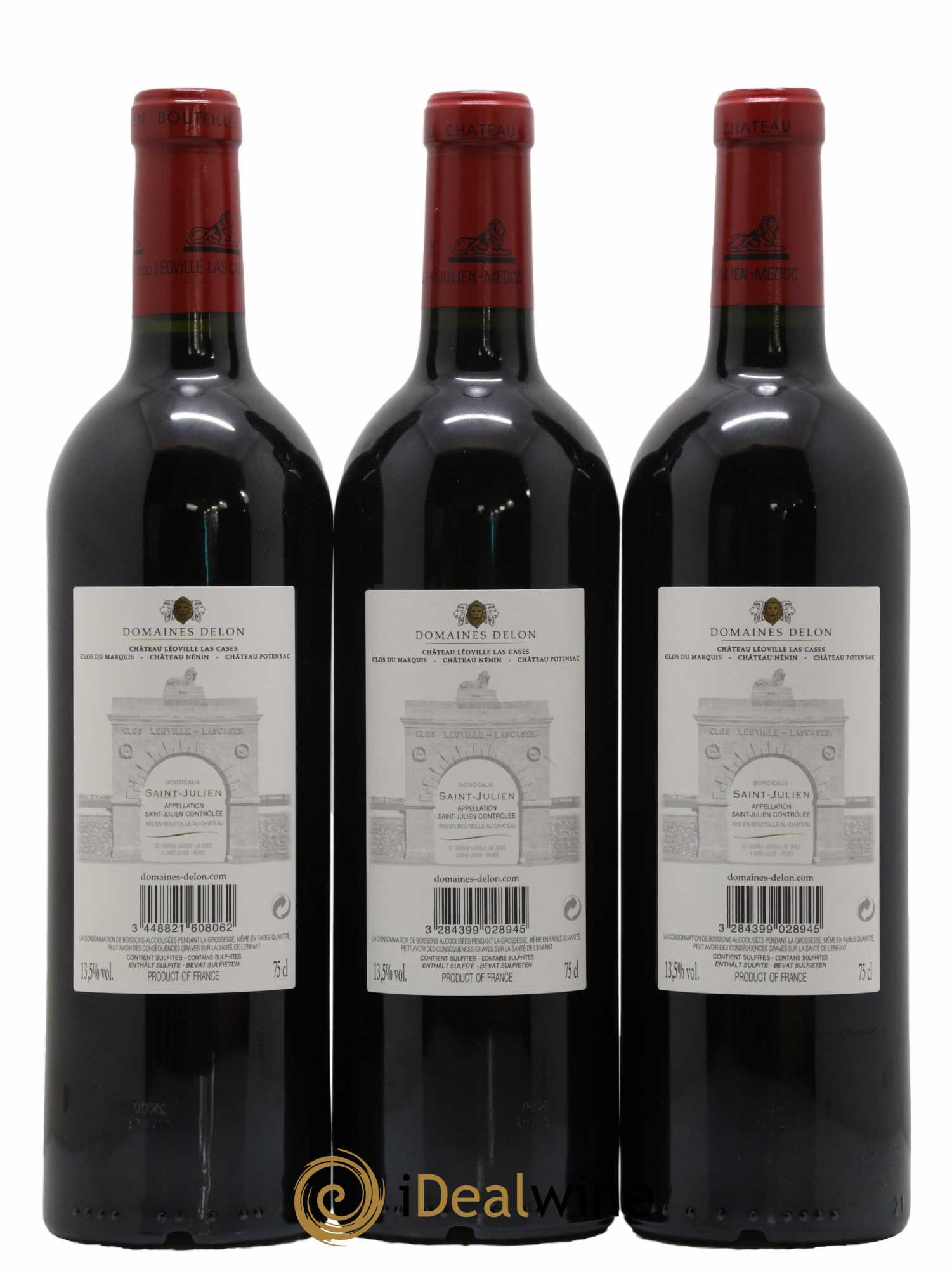 Château Léoville Las Cases 2ème Grand Cru Classé 2015 - Lot de 3 bouteilles - 1