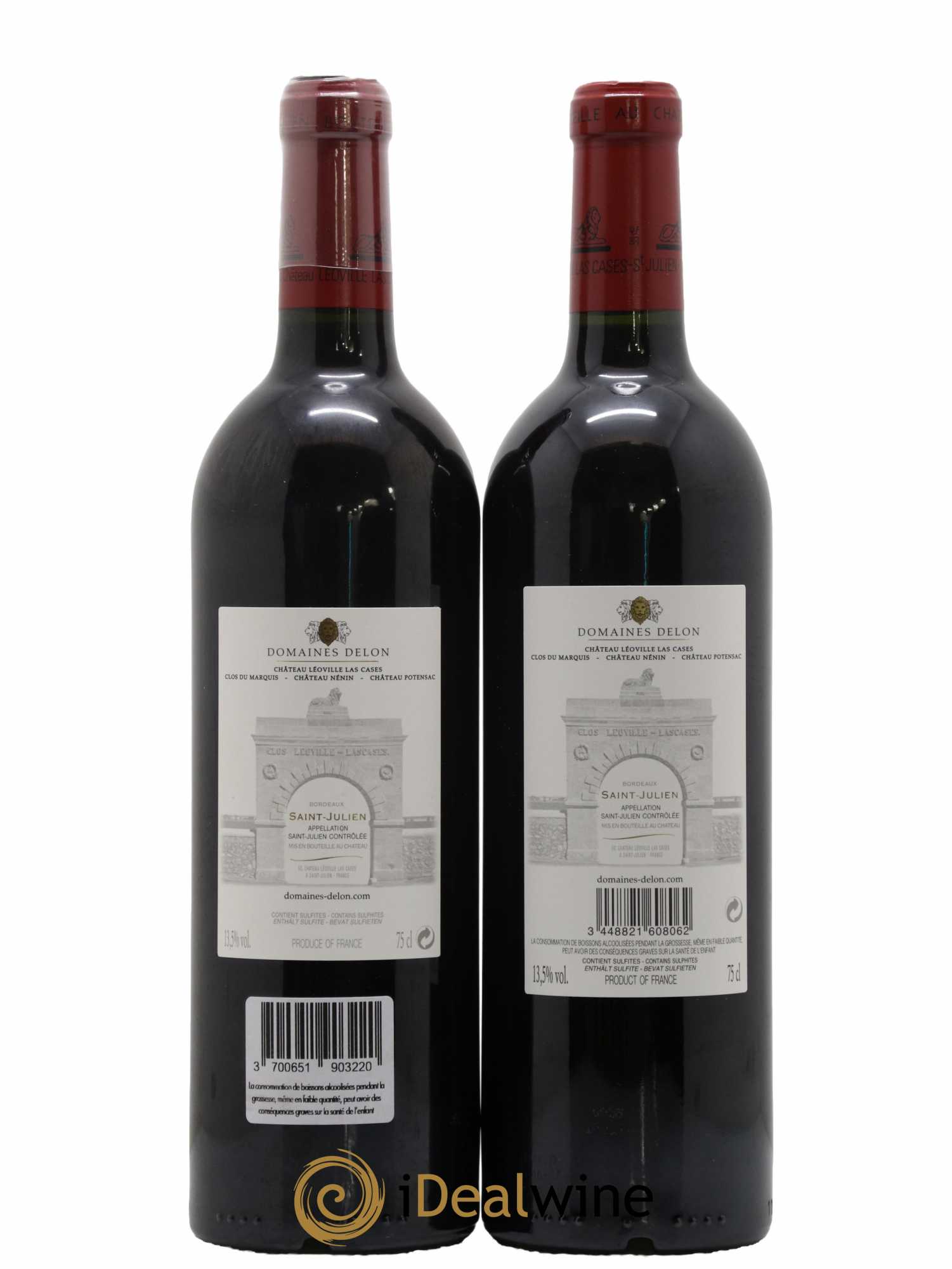 Château Léoville Las Cases 2ème Grand Cru Classé 2015 - Lot de 2 bouteilles - 1