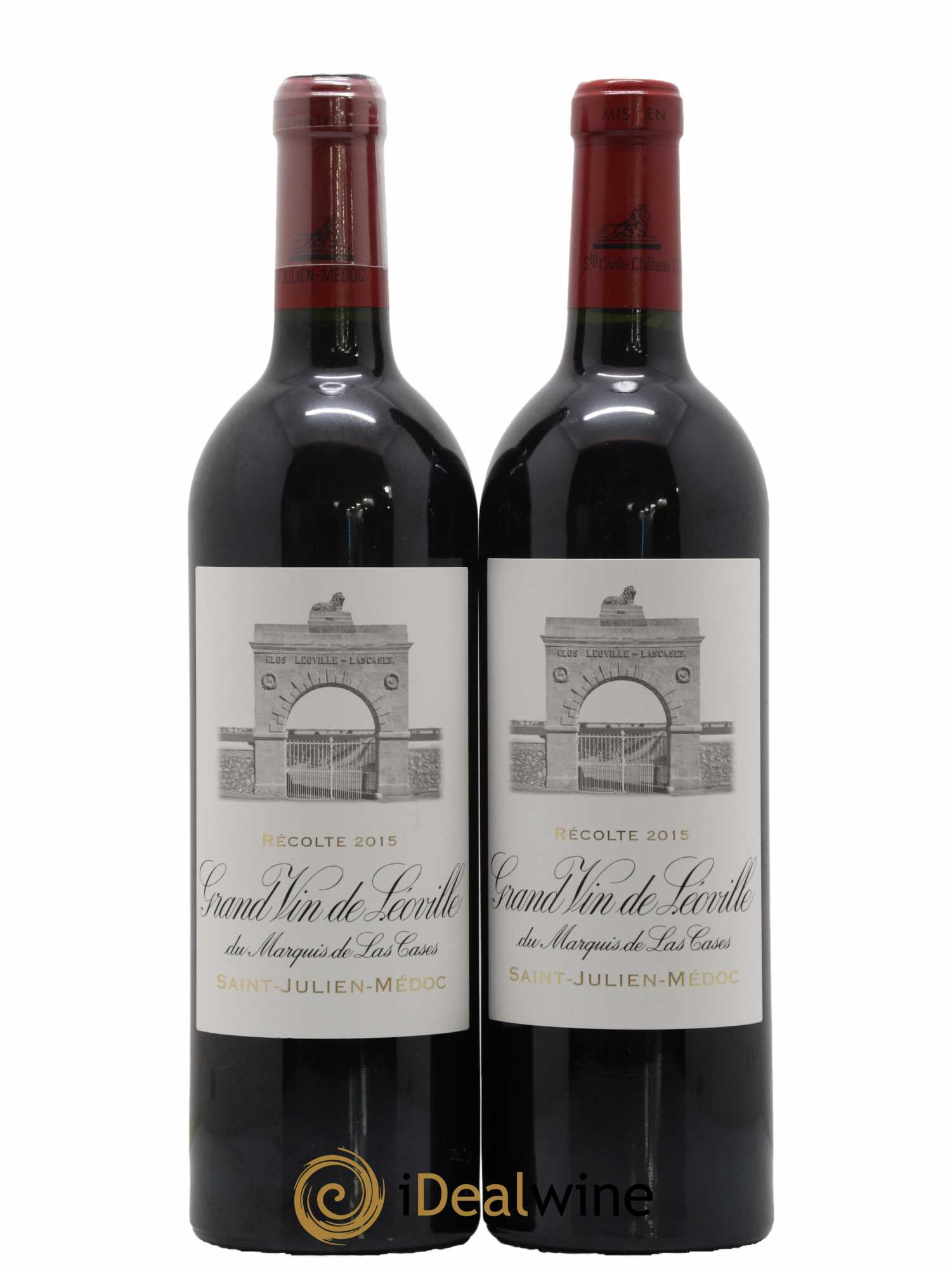 Château Léoville Las Cases 2ème Grand Cru Classé 2015 - Lot de 2 bouteilles - 0