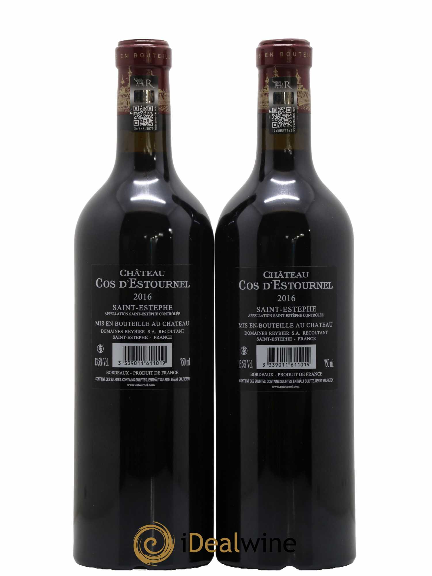 Cos d'Estournel 2ème Grand Cru Classé 2016 - Lot de 2 bouteilles - 1