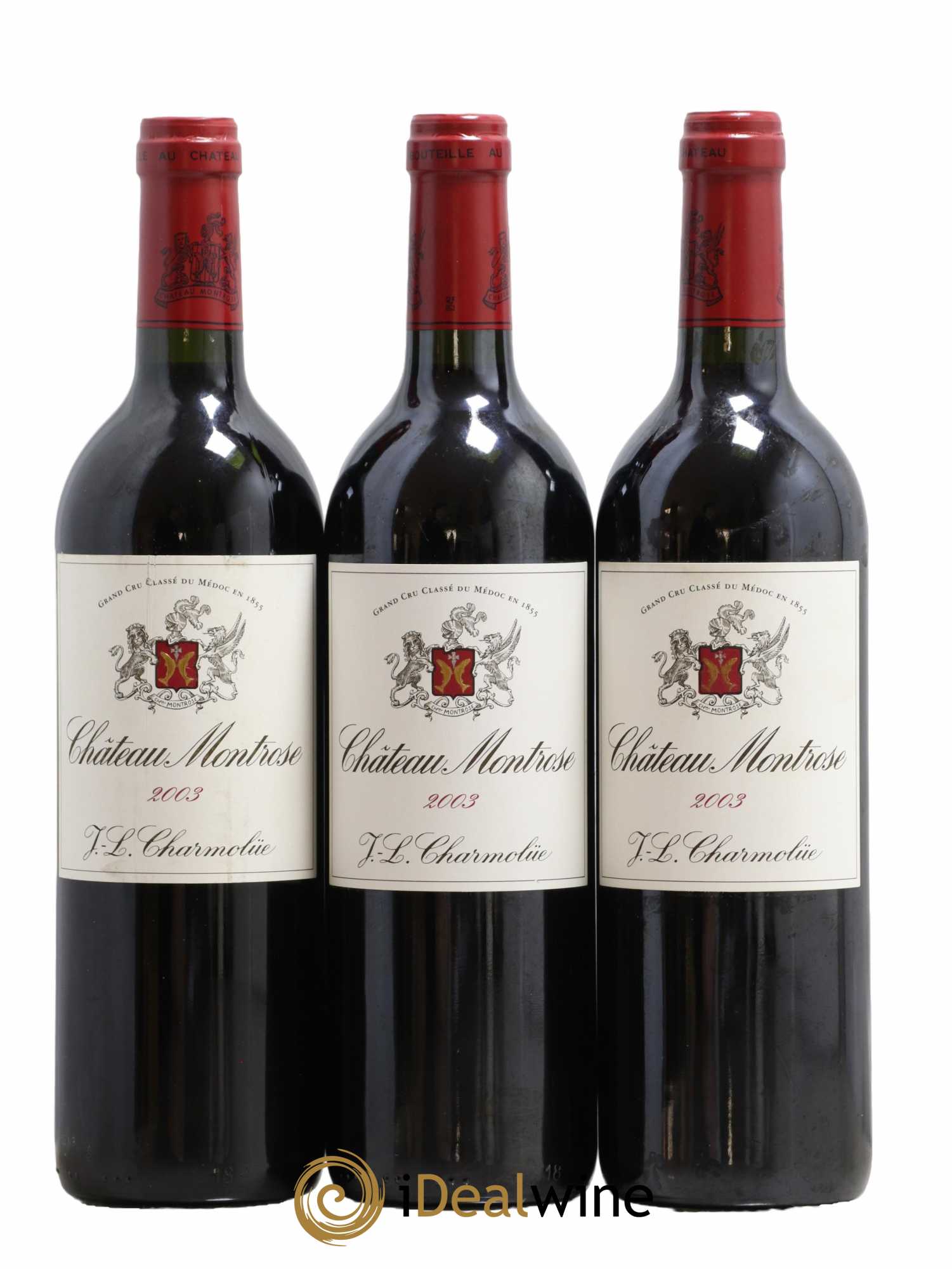 Château Montrose 2ème Grand Cru Classé 2003 - Lot de 3 bouteilles - 0