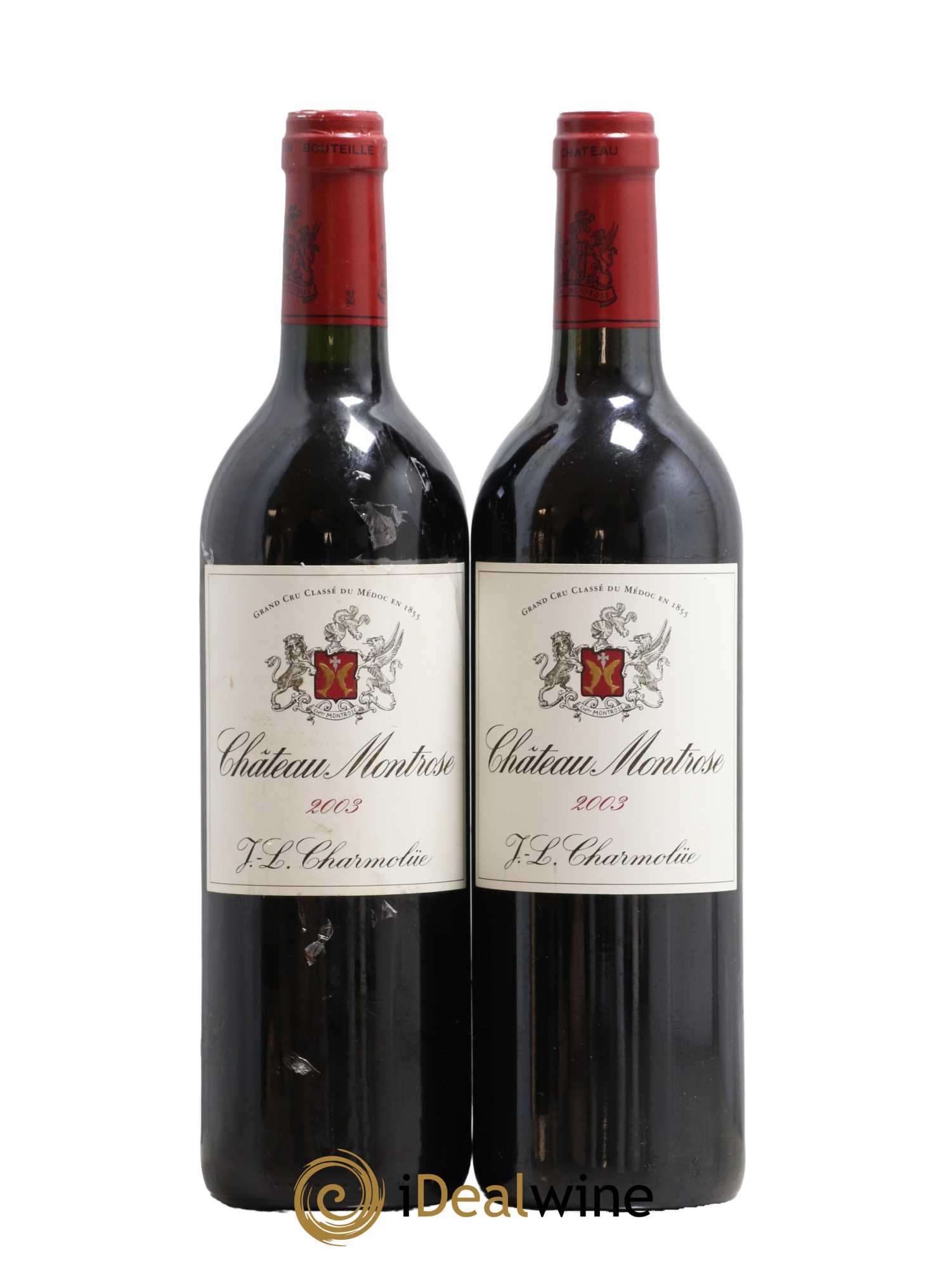 Château Montrose 2ème Grand Cru Classé 2003 - Lot de 2 bouteilles - 0