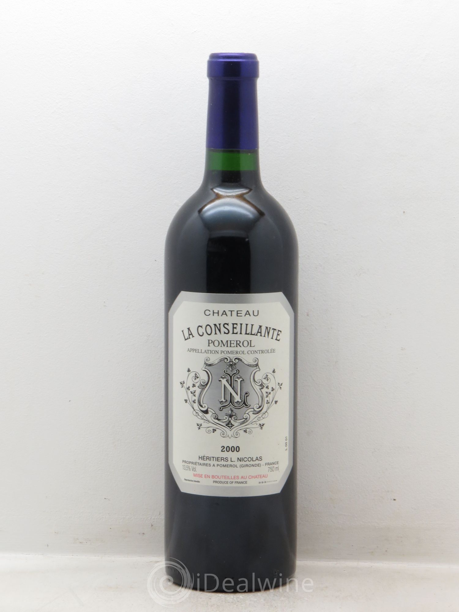 Château la Conseillante 2000 - Lot de 1 bouteille - 0