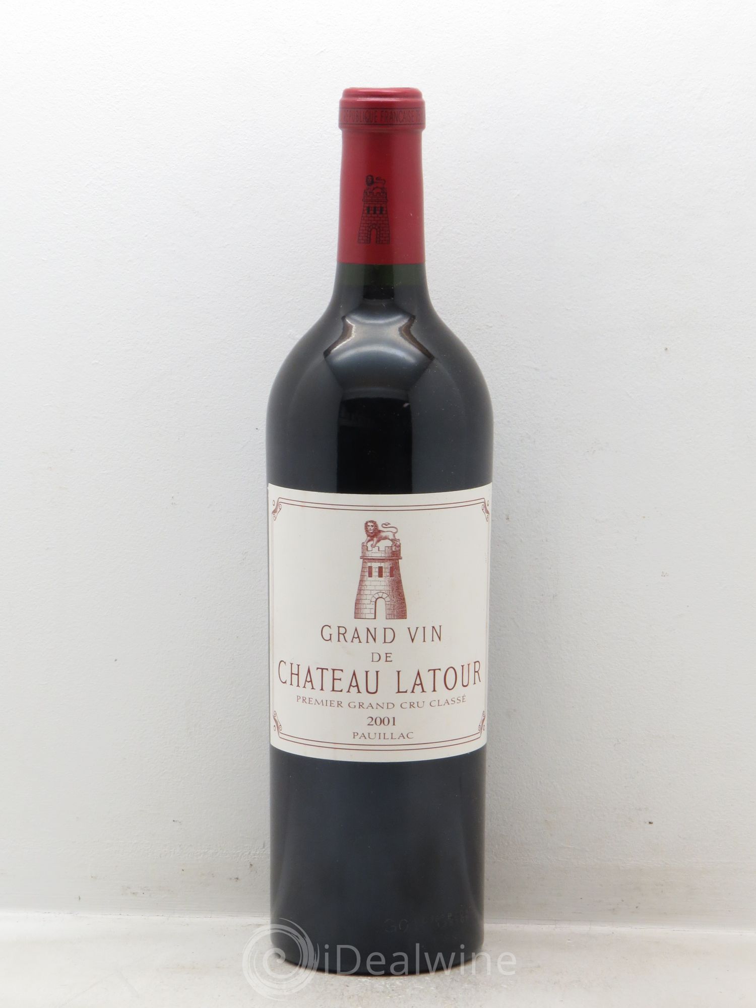 Château Latour 1er Grand Cru Classé 2001 - Lot de 1 bouteille - 0