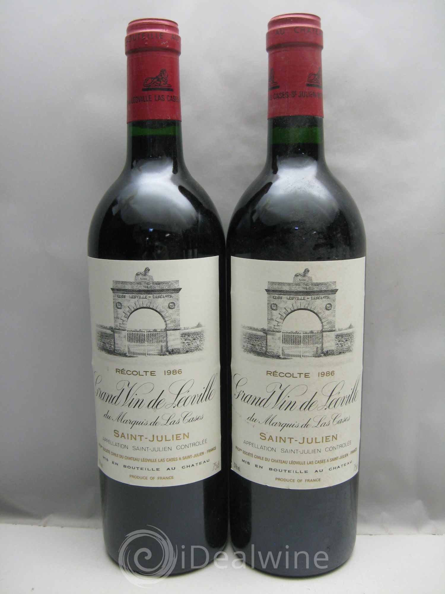 Château Léoville Las Cases 2ème Grand Cru Classé 1986 - Lot de 6 bouteilles - 0
