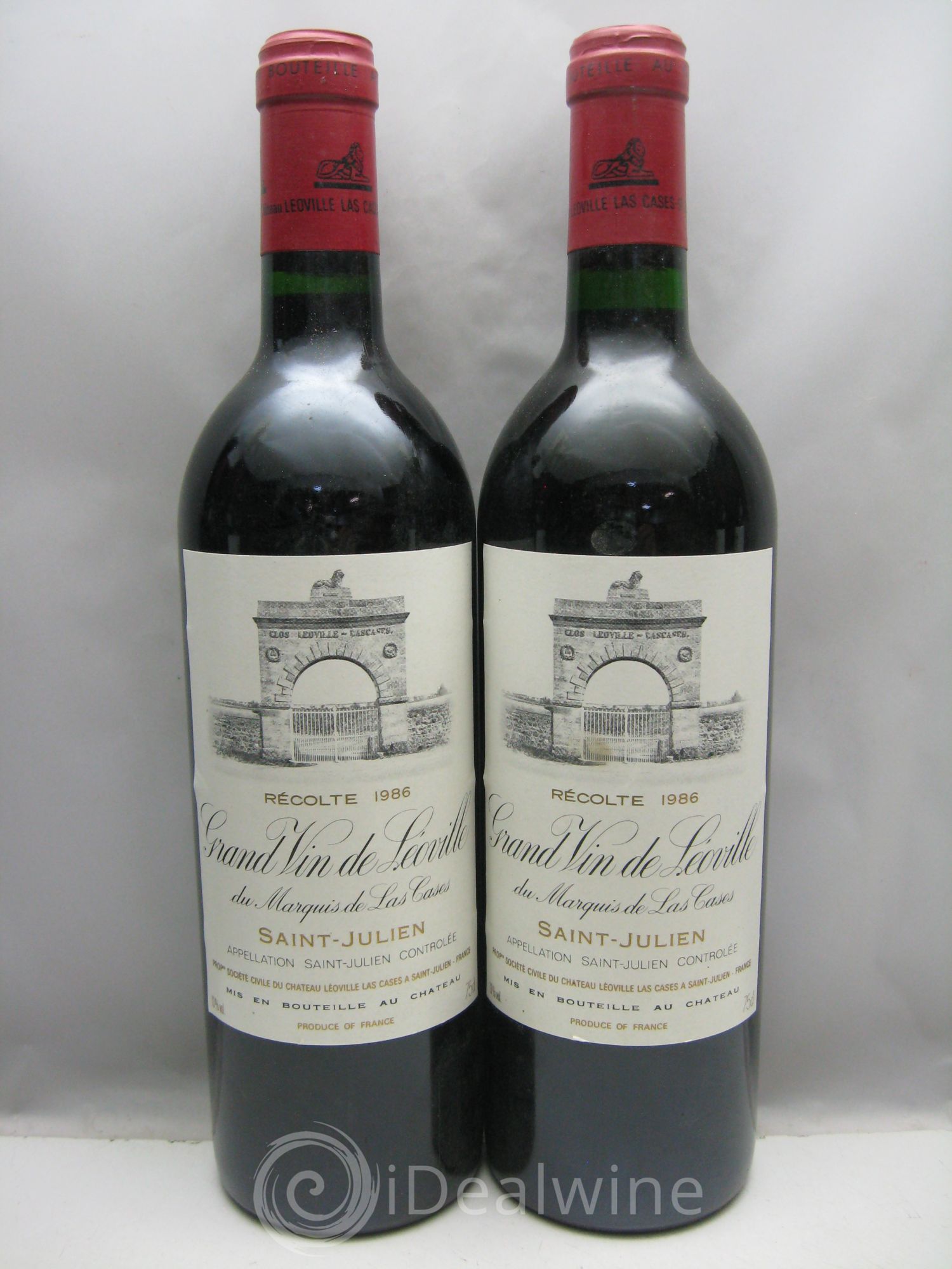 Château Léoville Las Cases 2ème Grand Cru Classé 1986 - Lot de 6 bouteilles - 1