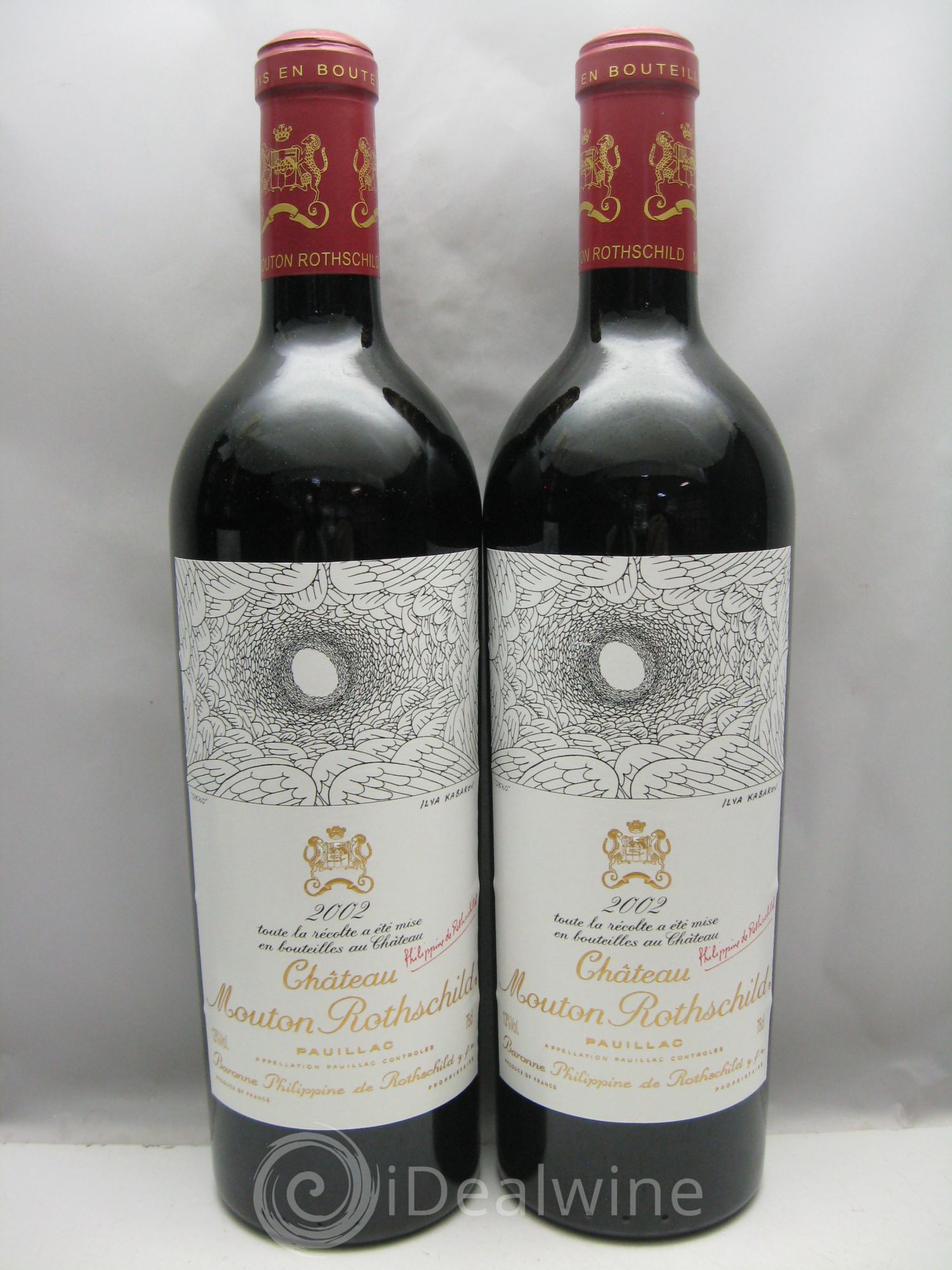 Château Mouton Rothschild 1er Grand Cru Classé 2002 - Lot de 6 bouteilles - 2