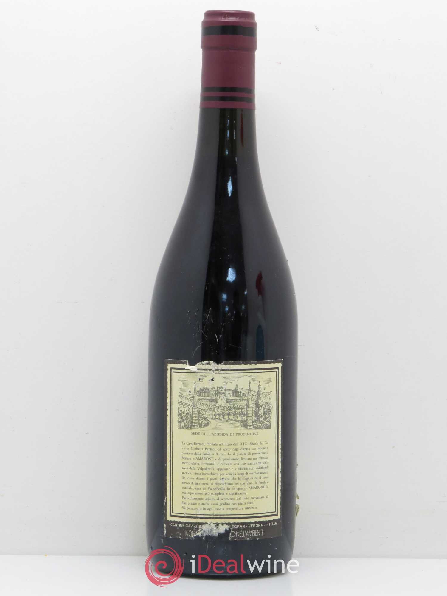 Amarone della Valpolicella DOC Bertani 1990 - Lot de 1 bouteille - 1