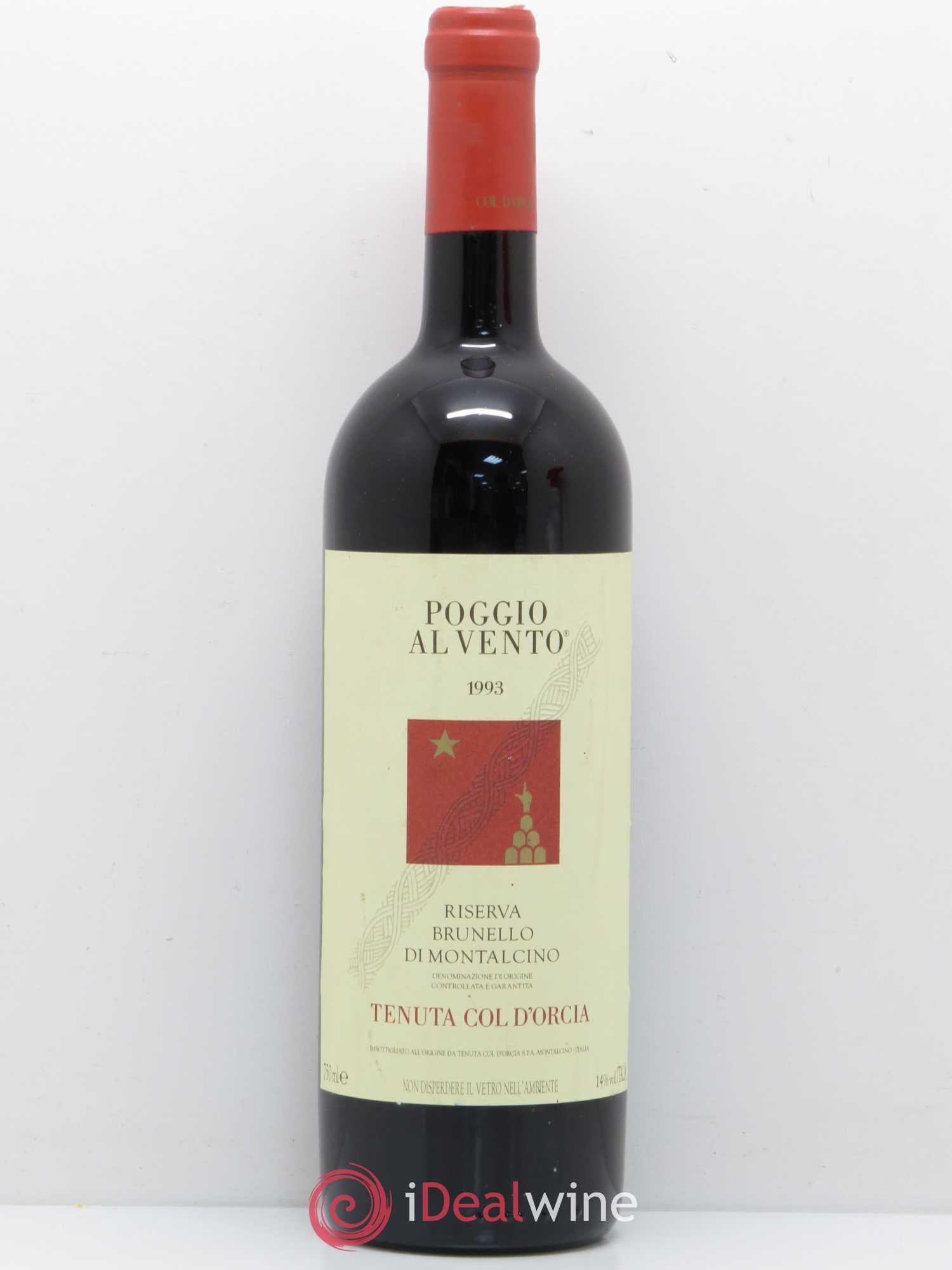 Brunello di Montalcino Tenuta Col d'Orcia Poggio al Vento 1993 - Posten von 1 Flasche - 0