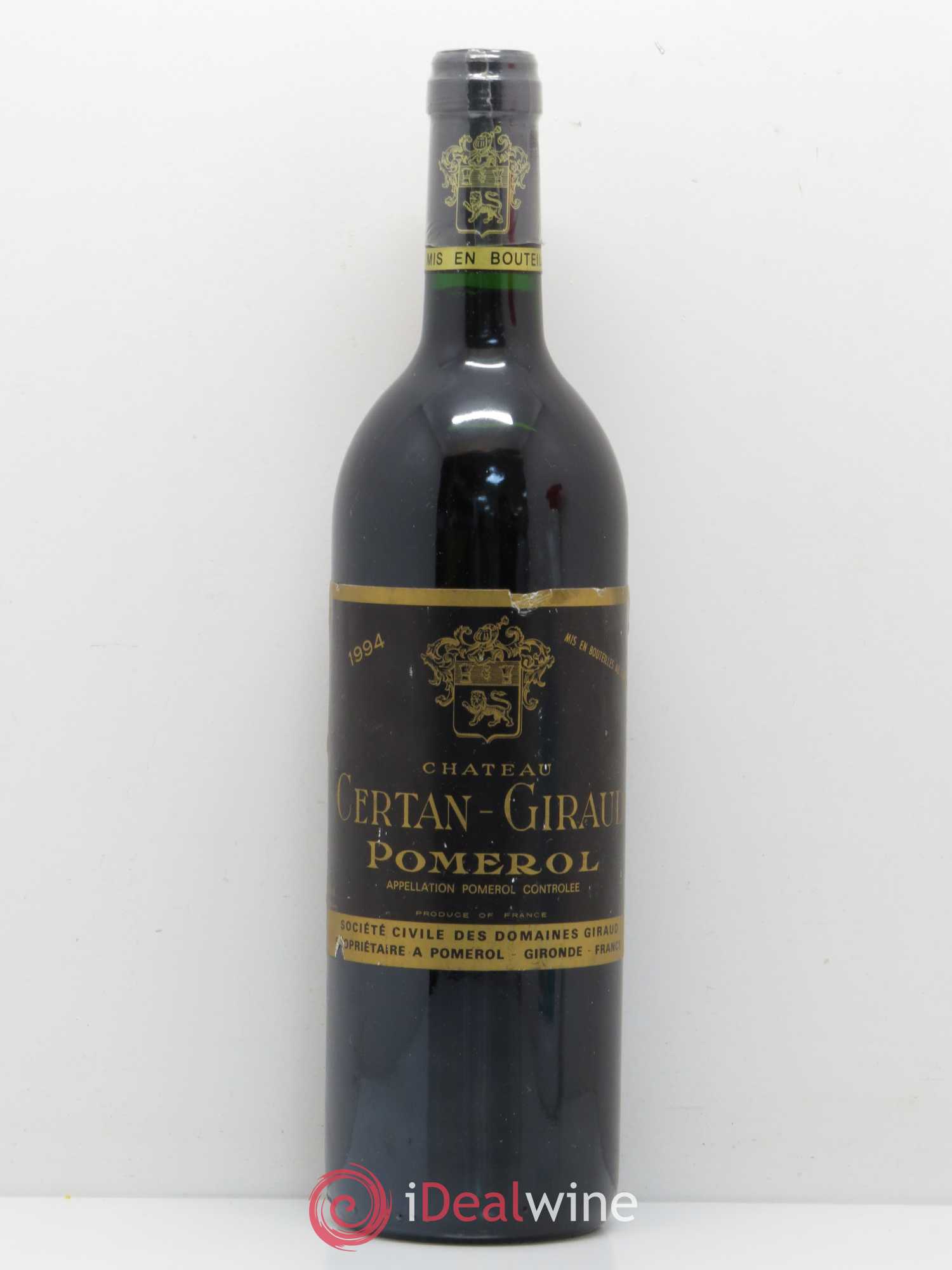 Château Certan Giraud 1994 - Lot de 1 bouteille - 0