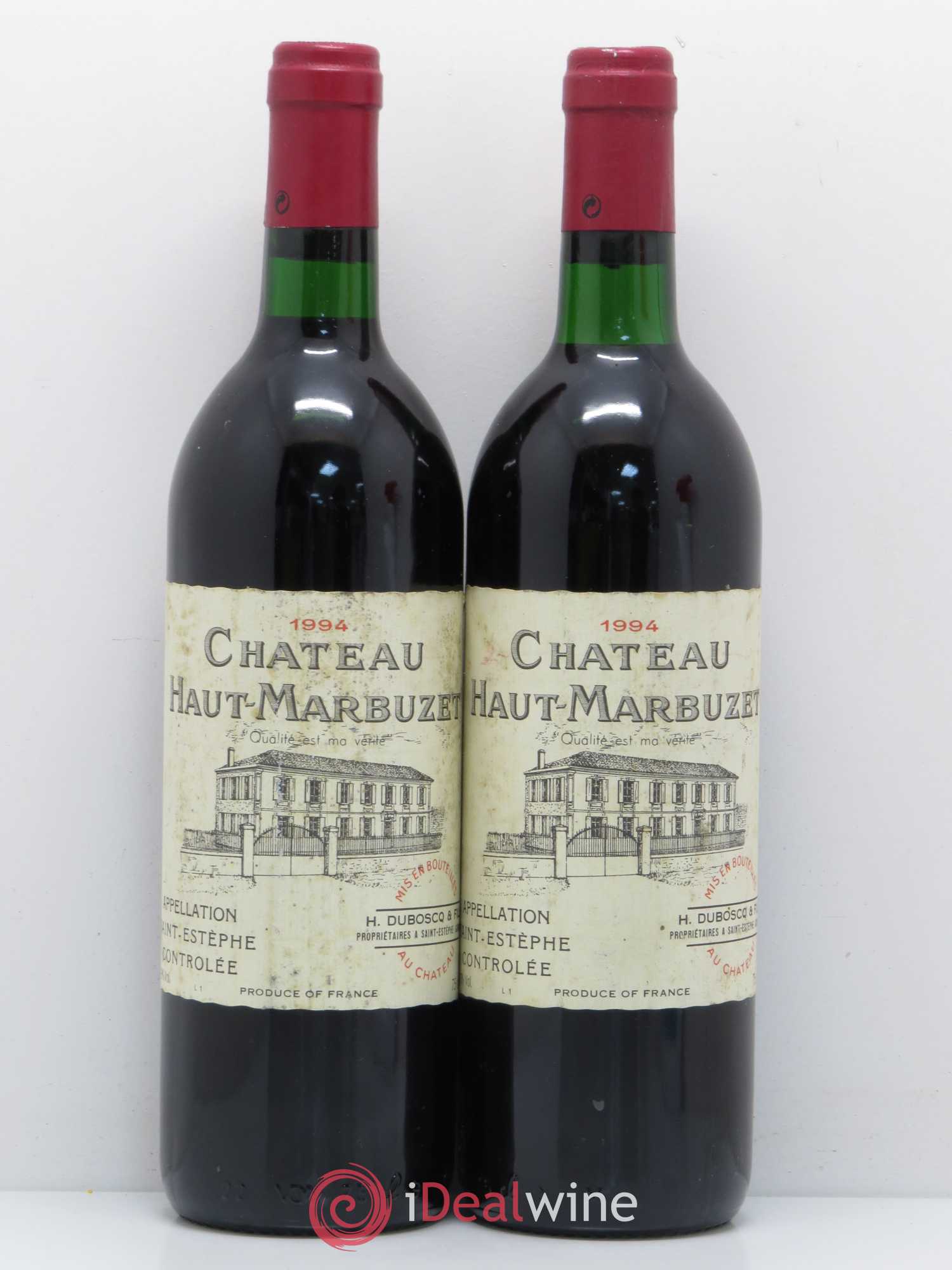 Château Haut Marbuzet 1994 - Lot de 2 bouteilles - 0