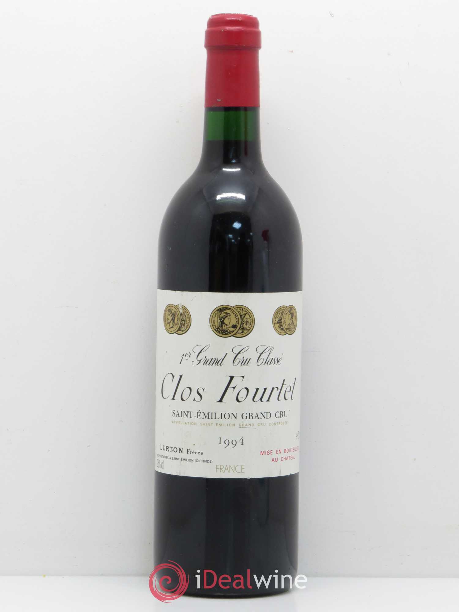 Clos Fourtet 1er Grand Cru Classé B 1994 - Lot de 1 bouteille - 0