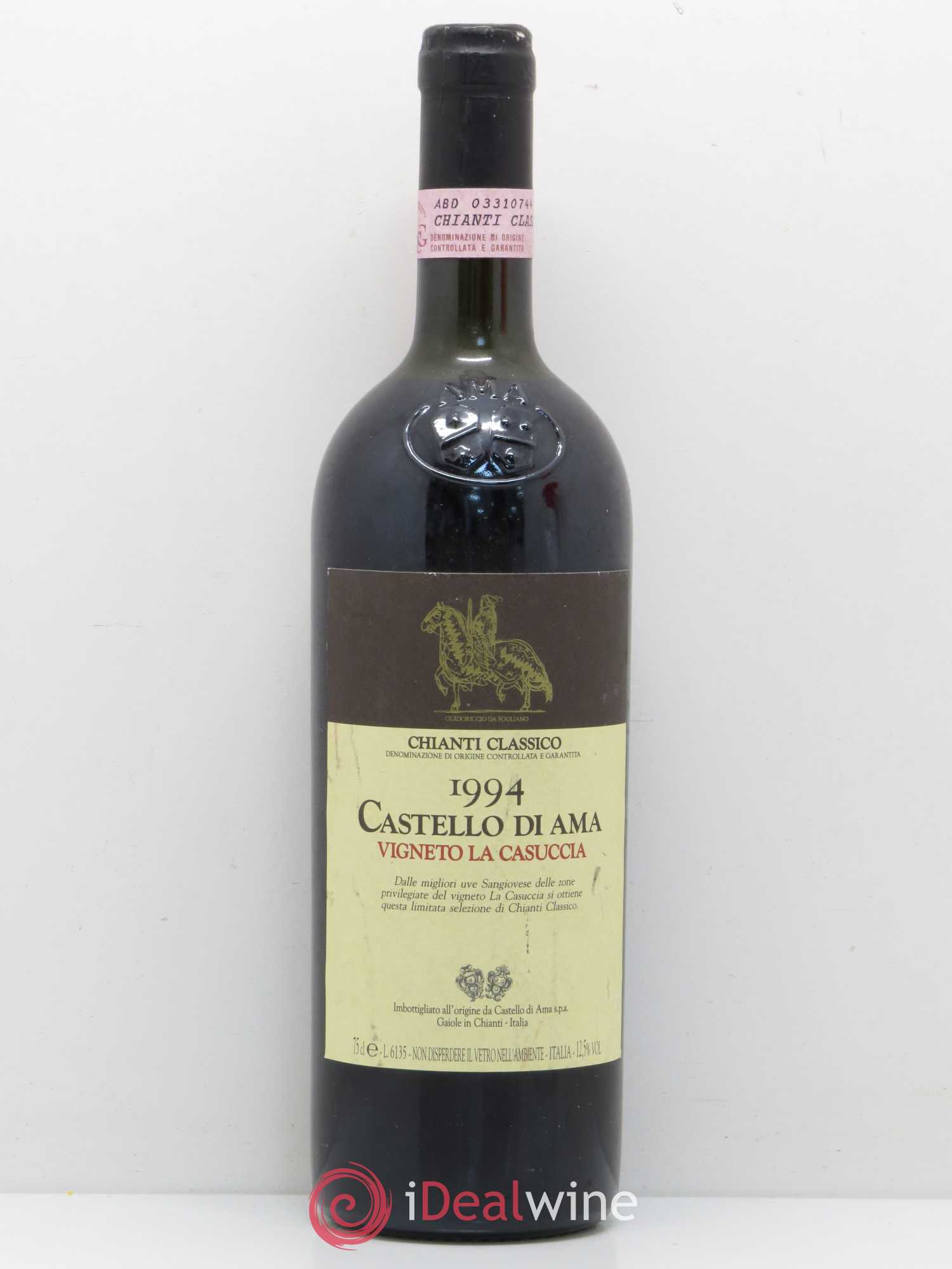 Chianti Classico DOCG Gran Selezione Castello di Ama Vigneto La Casuccia 1994 - Posten von 1 Flasche - 0