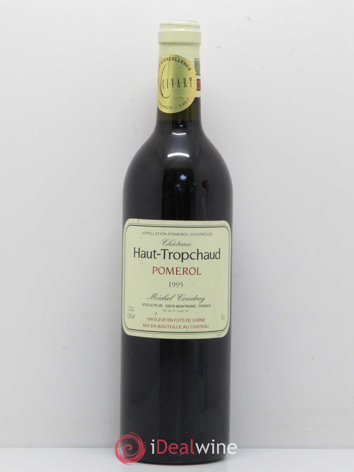 Château Haut Tropchaud 1995 - Lot de 1 bouteille - 0