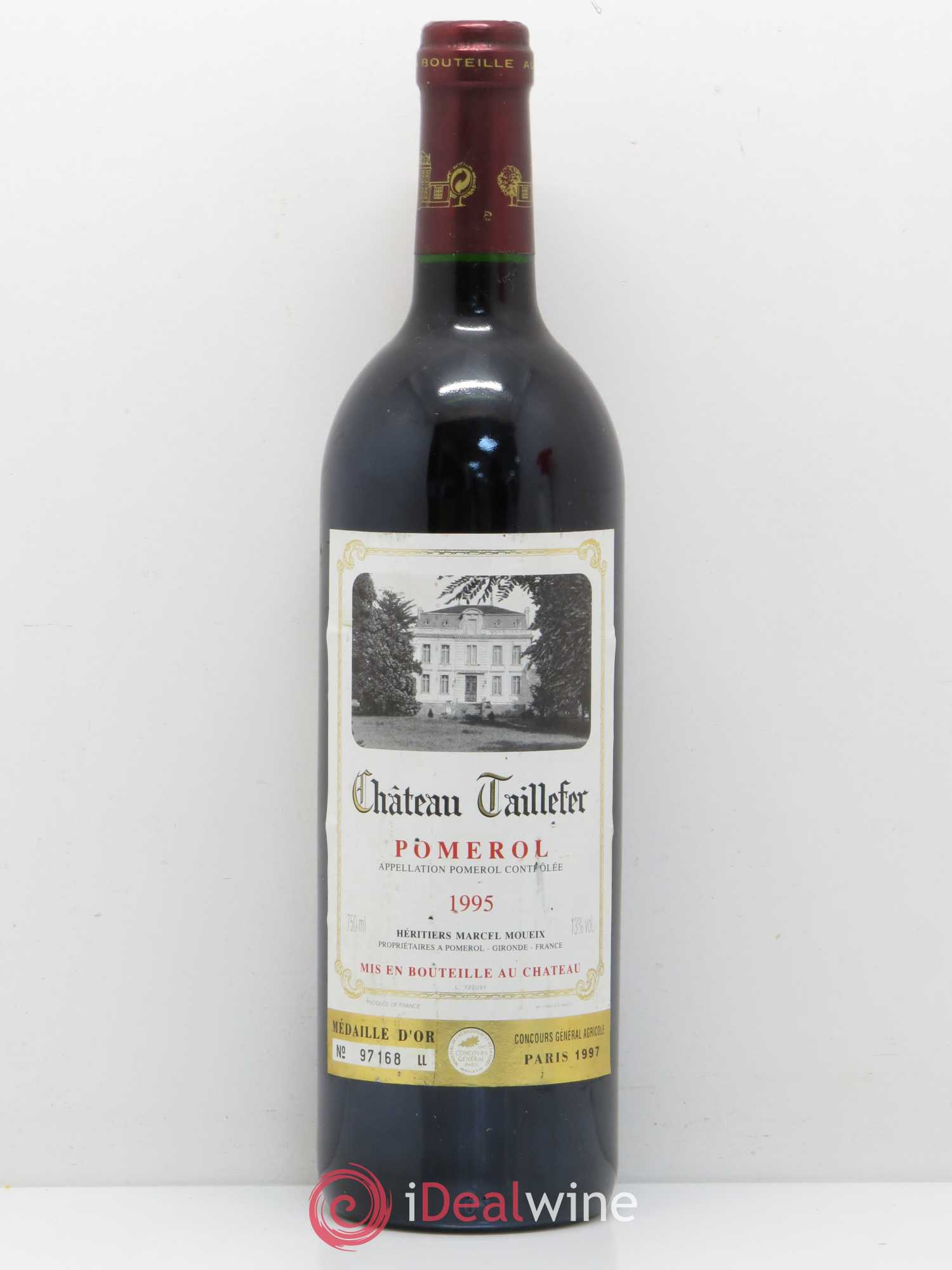 Château Taillefer 1995 - Lot de 1 bouteille - 0