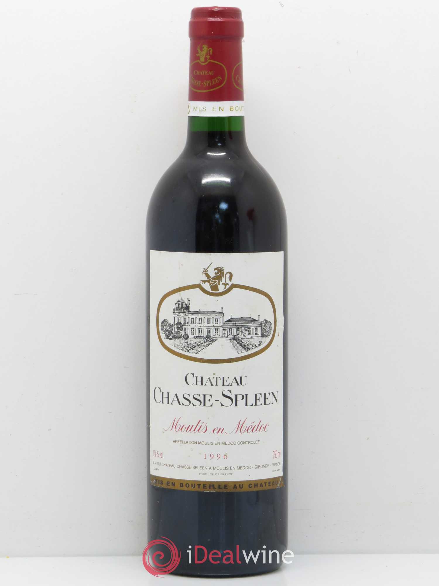 Château Chasse Spleen 1996 - Lot de 1 bouteille - 0