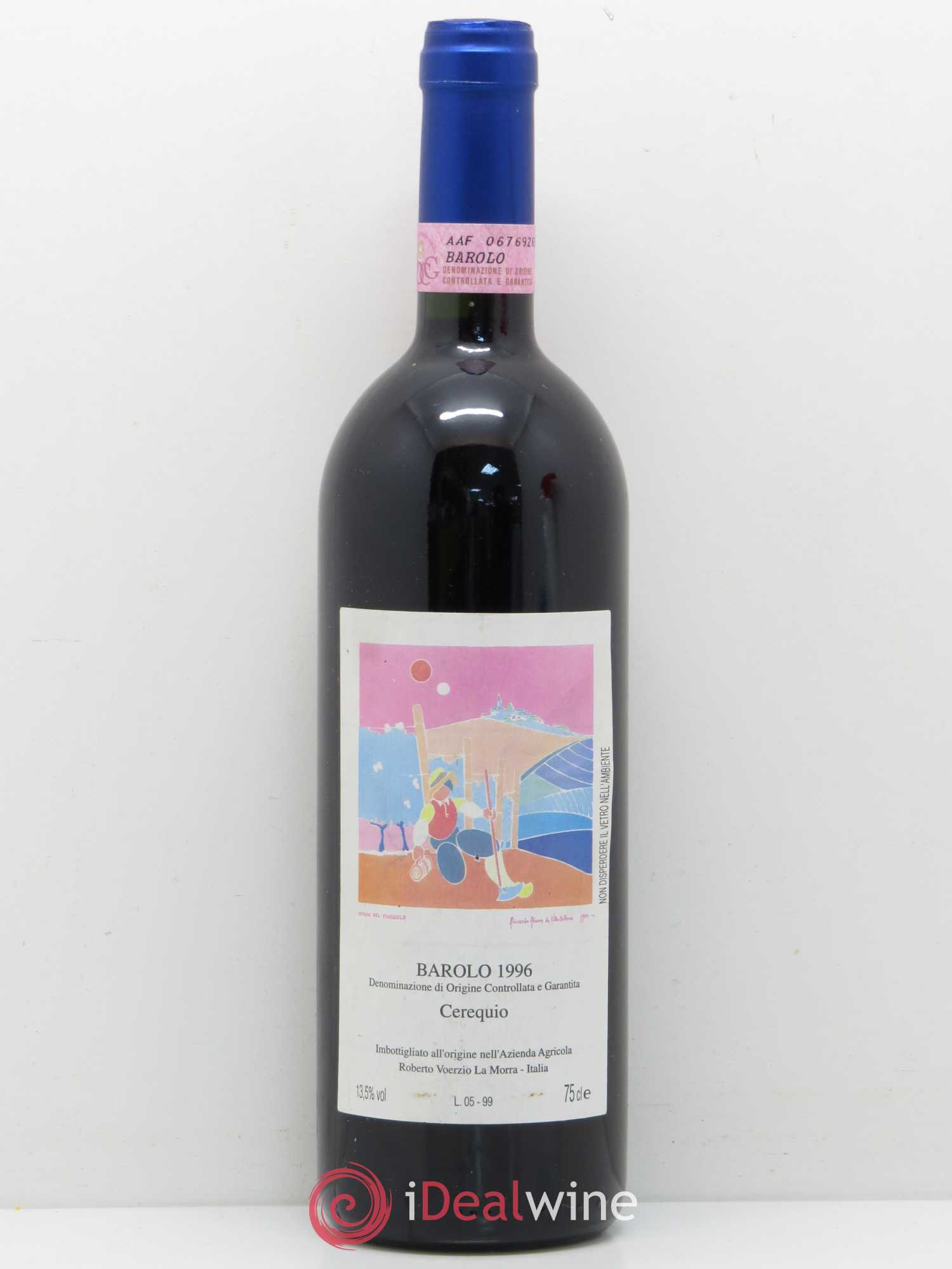 Barolo DOCG Cerequio Roberto Voerzio 1996 - Lot de 1 bouteille - 0