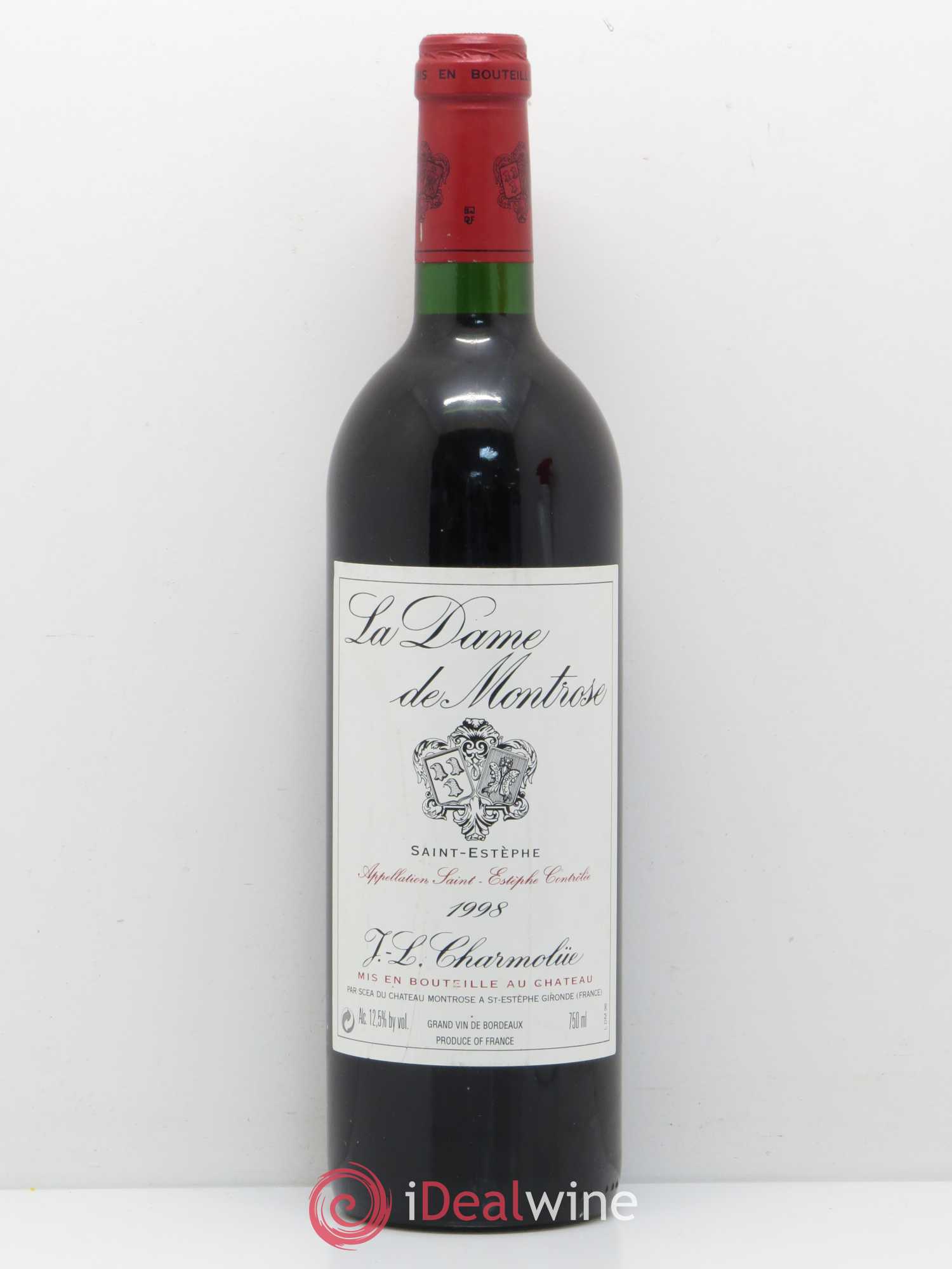 La Dame de Montrose Second Vin 1998 - Lot de 1 bouteille - 0