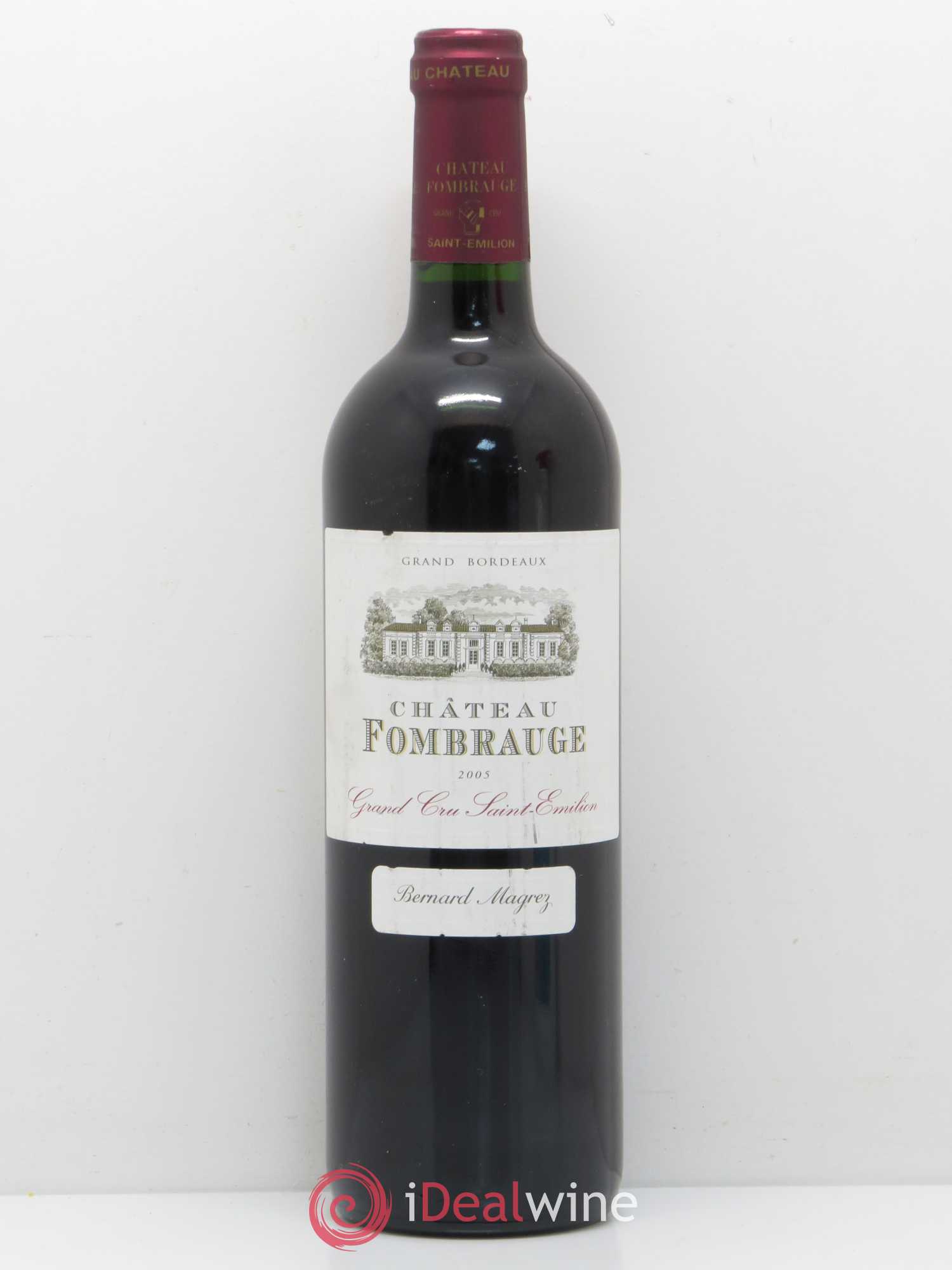 Château Fombrauge Grand Cru Classé 2005 - Lot de 1 bouteille - 0