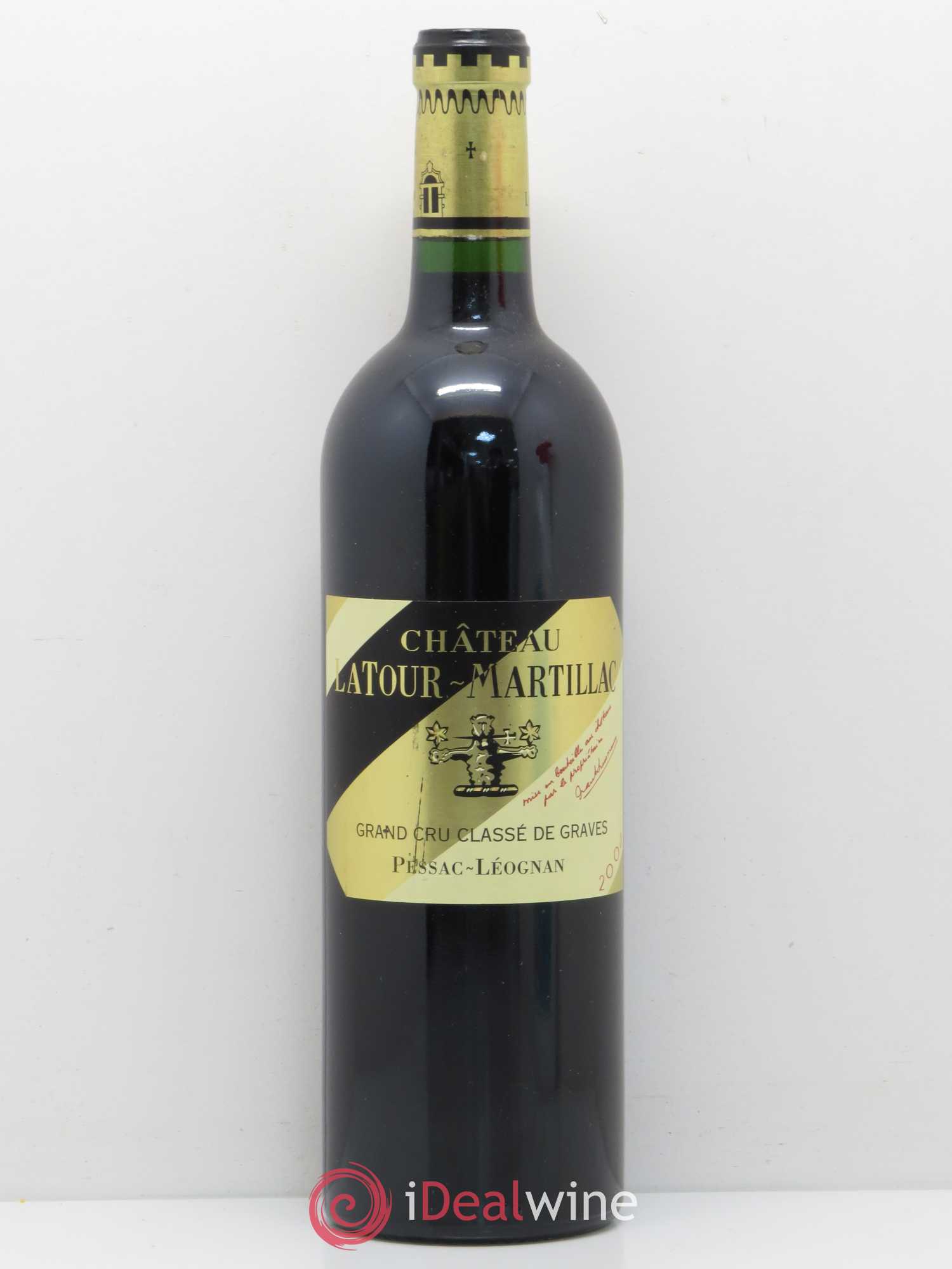 Château Latour-Martillac Cru Classé de Graves 2008 - Lot de 1 bouteille - 0