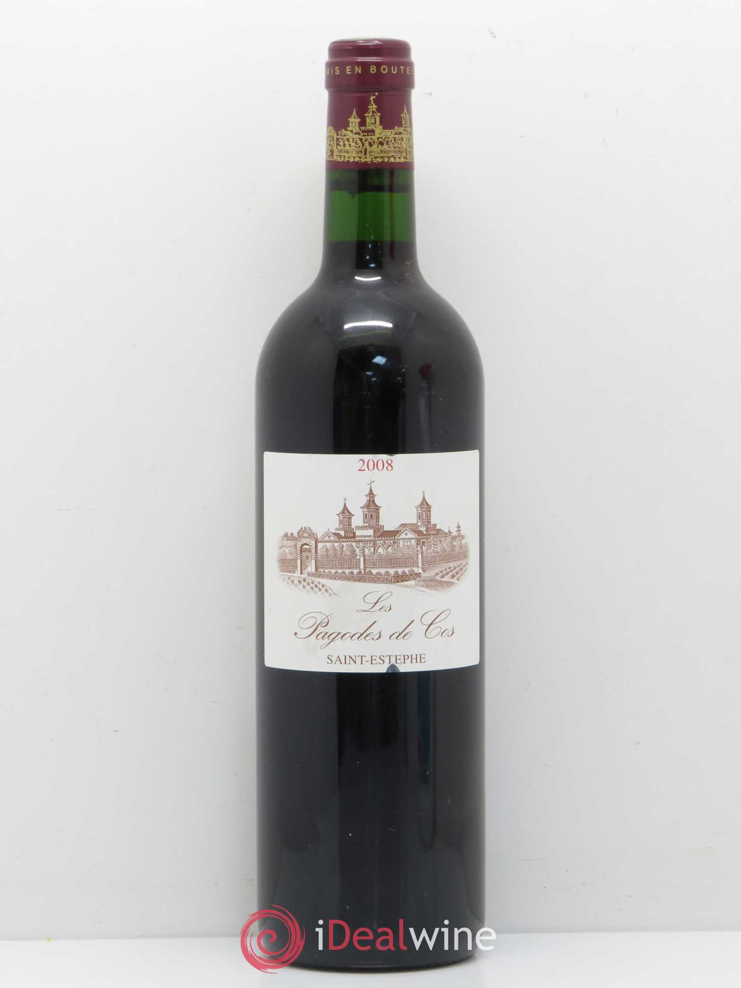 Les Pagodes de Cos Second Vin 2008 - Posten von 1 Flasche - 0