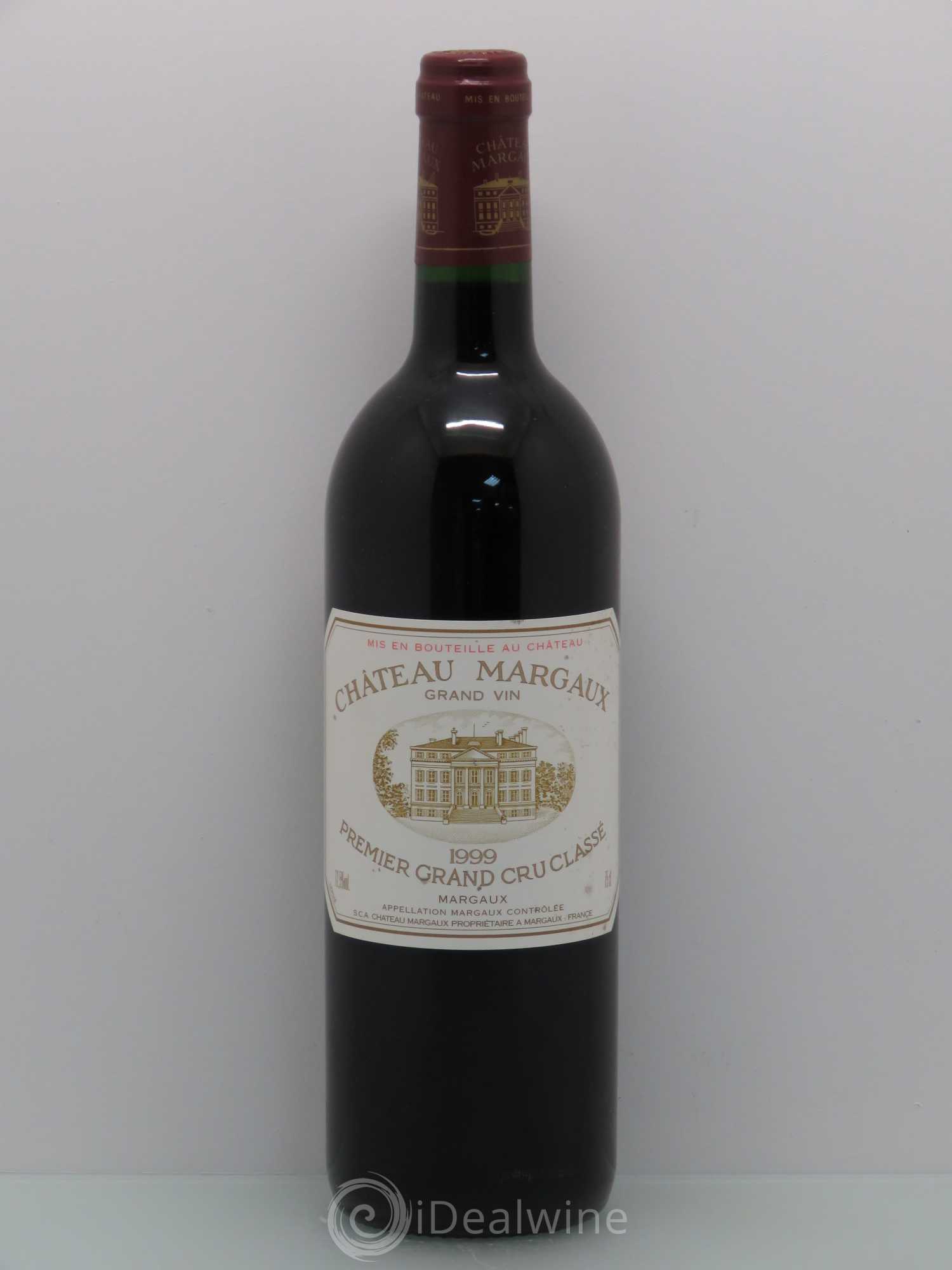 Château Margaux 1er Grand Cru Classé 1999 - Lot de 1 bouteille - 0